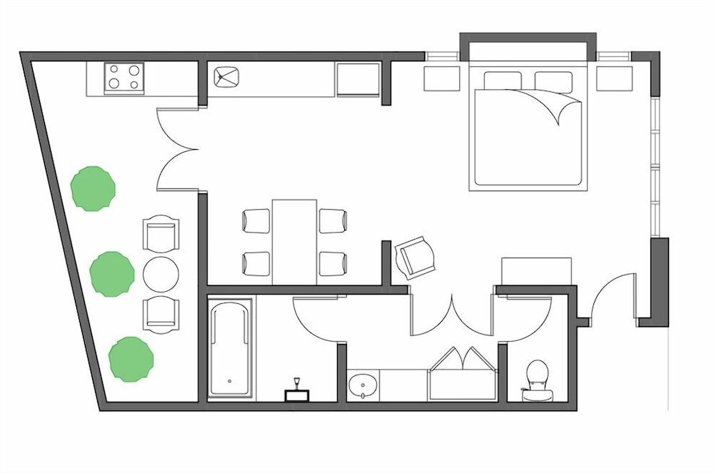 Room layout blue print