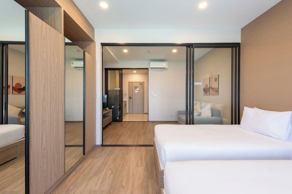 Salaya One Hotel & Service Apartment Homey Deluxe 2 Single Beds 5