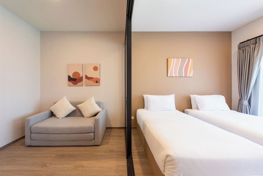 Salaya One Hotel & Service Apartment Homey Deluxe 2 Single Beds 2