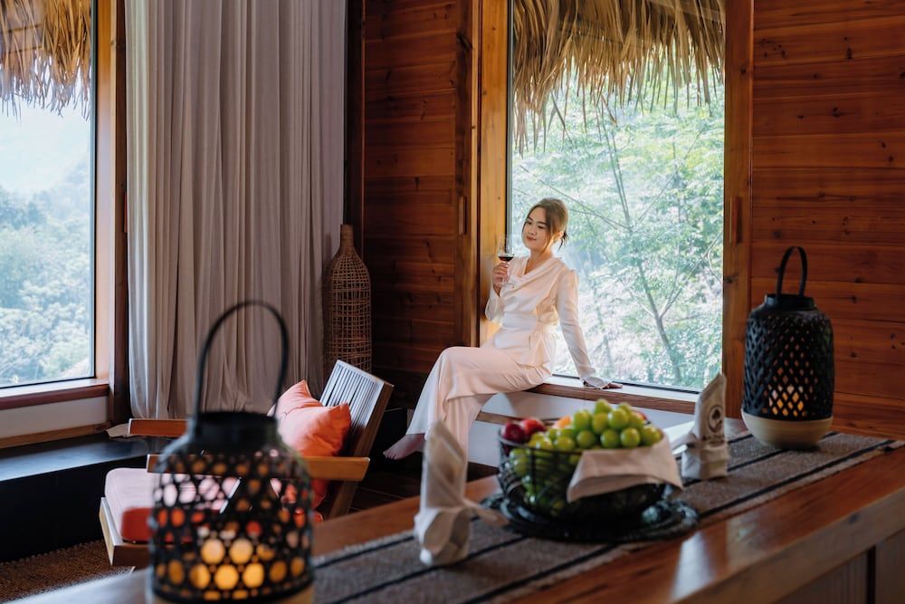 An Châng Retreat & Spa Romantic Bungalow, Balcony, Mountain View 6