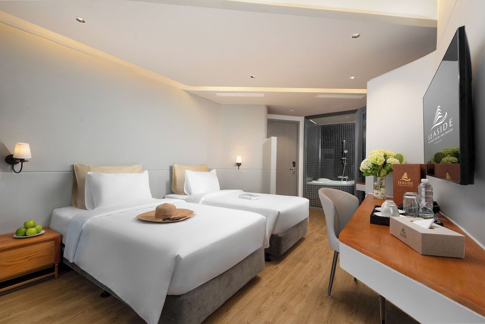 Executive Double or Twin Room, Balcony, Beach View