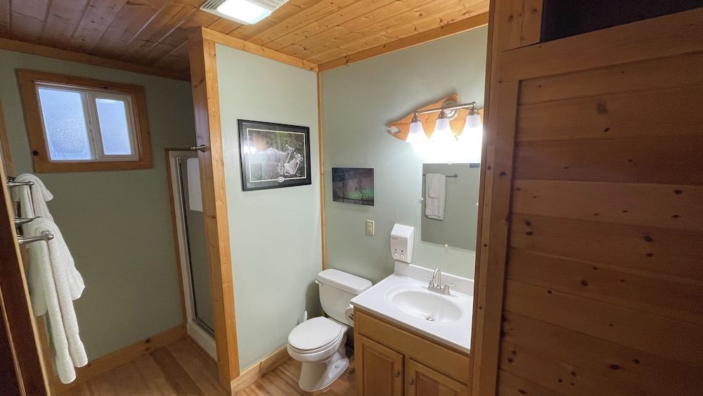Talkeetna Denali View Lodge and Cabins Fisherman's Cabin (Queen / Full Bunk Bed) 3