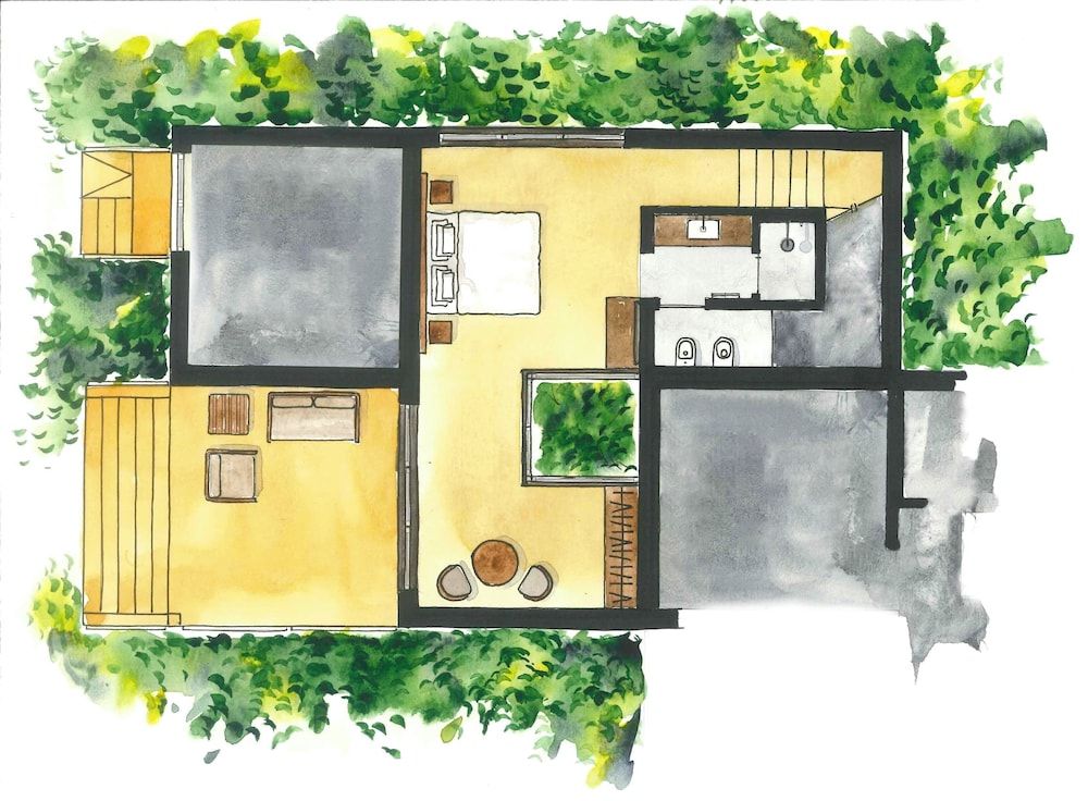 Room layout blue print