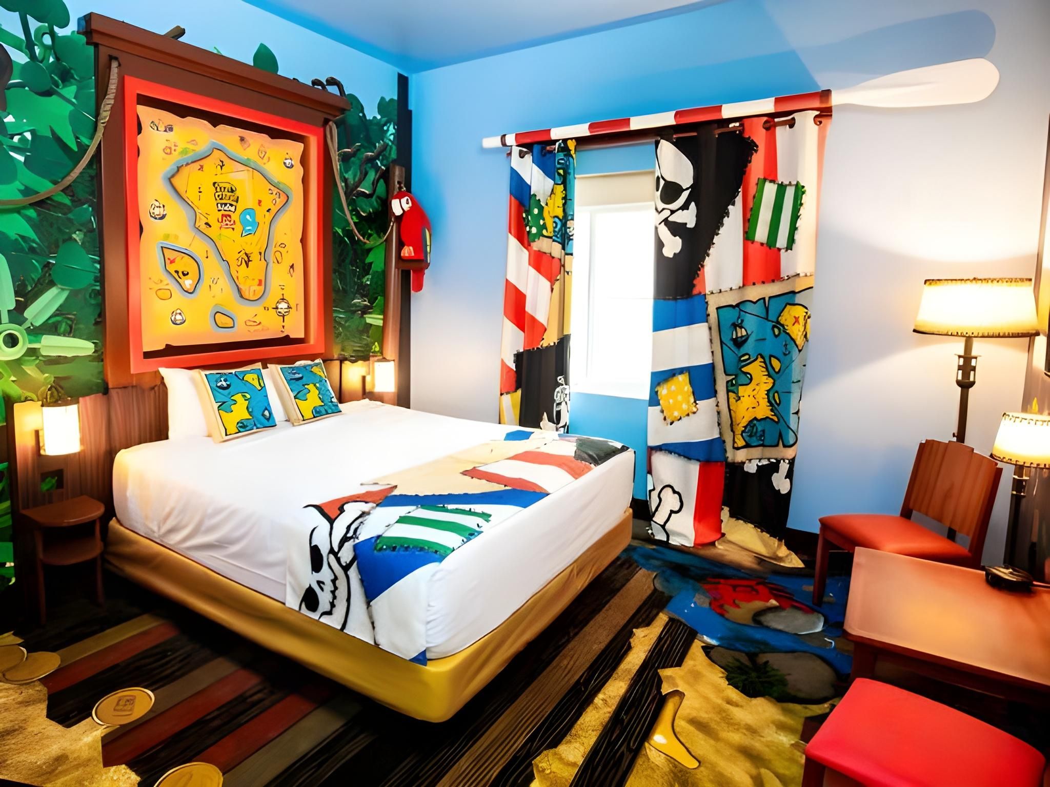 LEGOLAND Pirate Island Hotel Pirate Themed Room