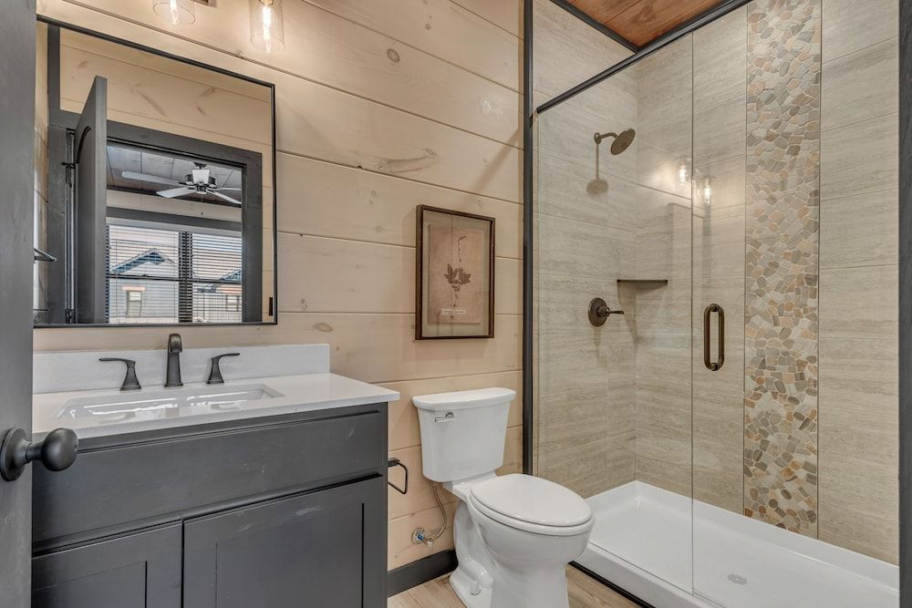 Smith Creek Resort Luxury Cabin, 5 Bedrooms, Private Pool, Mountain View 9