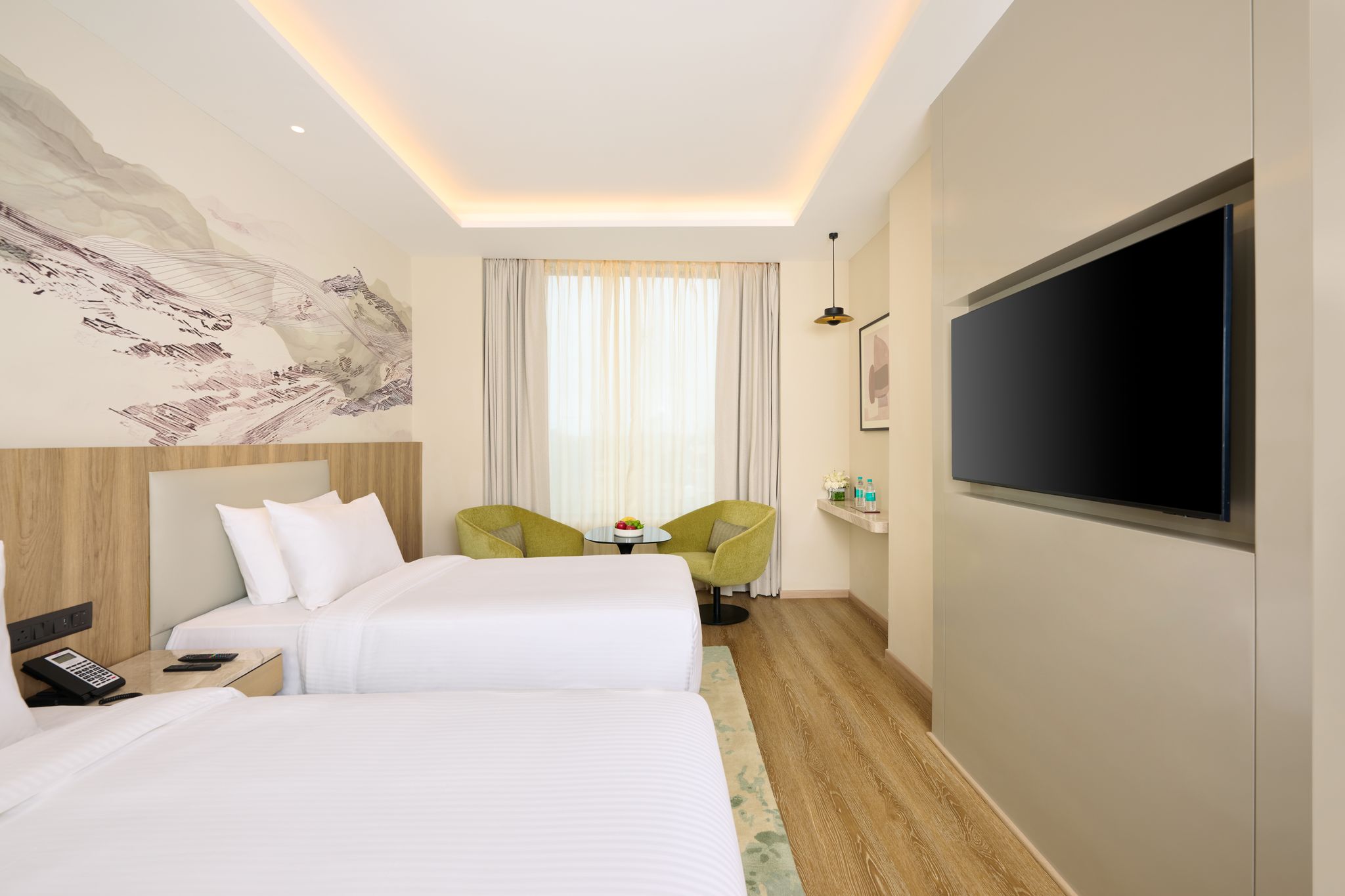 Riviera Sarovar Portico Pathankot Premium Twin Bed Room