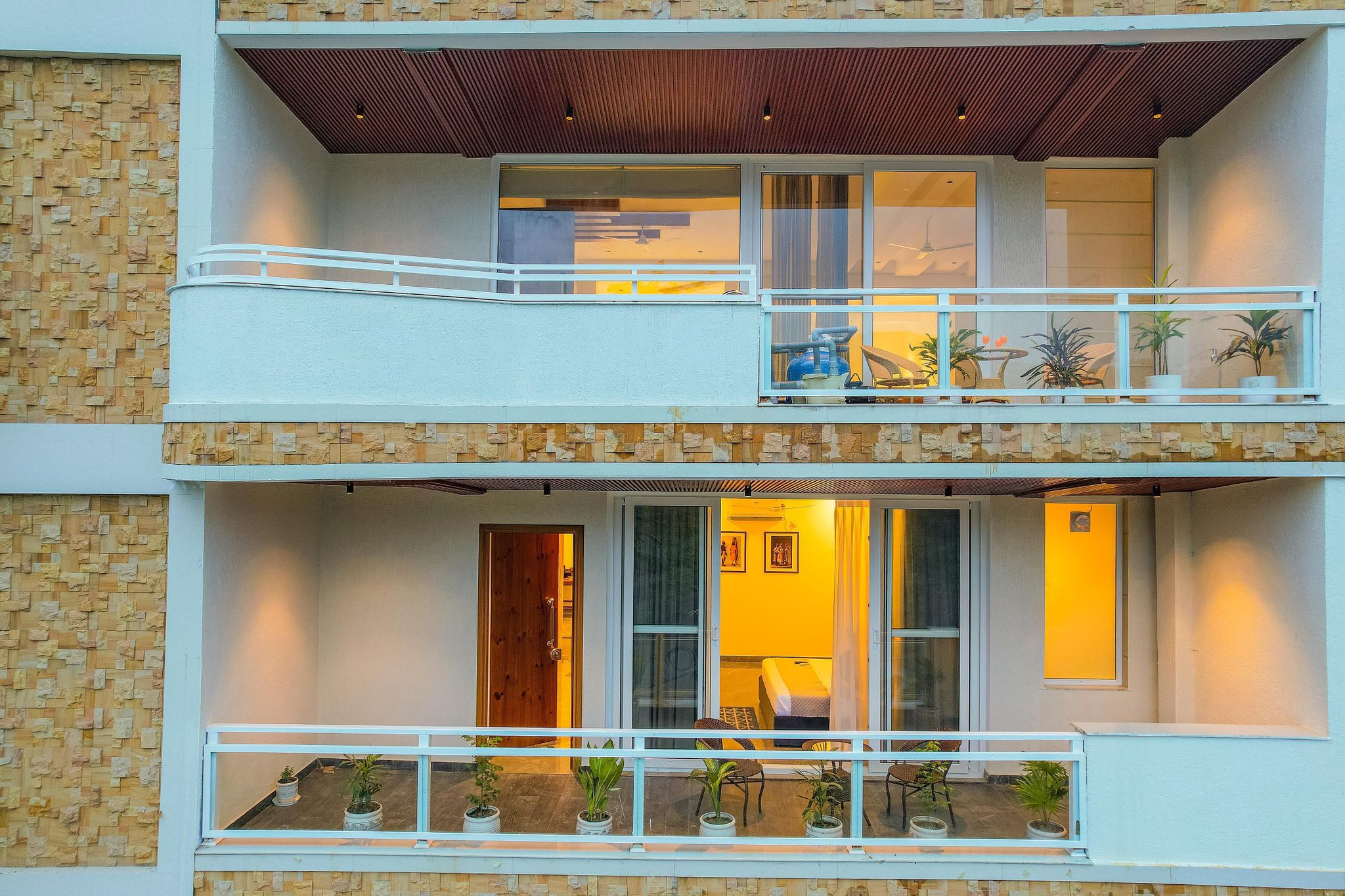 Alaya Stays Udgam Vilas - 3-BHK Apartment With Jacuzzi
