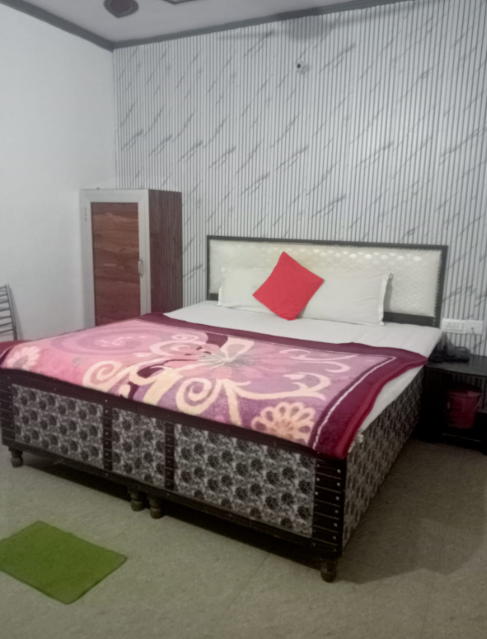 King Bed Room with No View