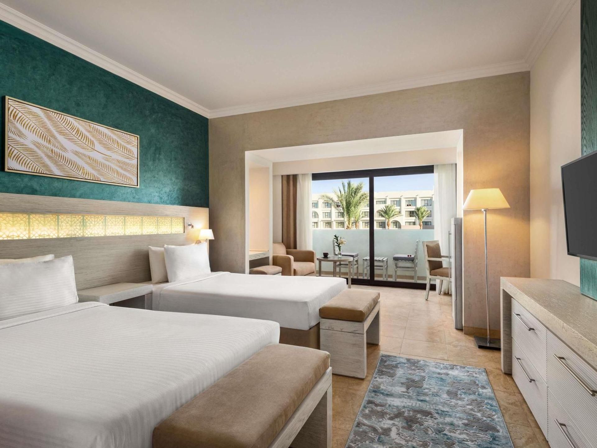 Classic Twin Room with Pool View