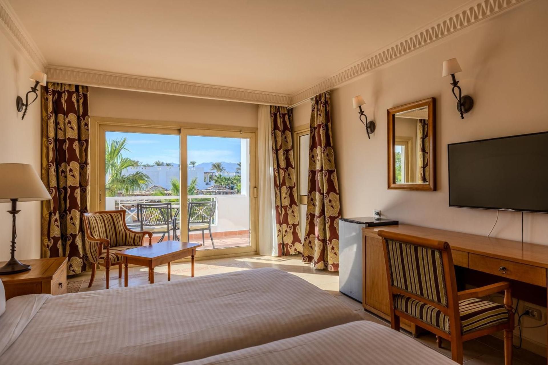 Family Room with Pool View and Balcony