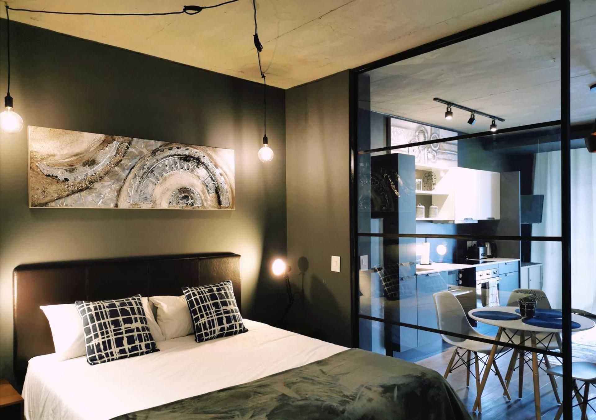 One-Bedroom Apartment with Balcony and Mountain View