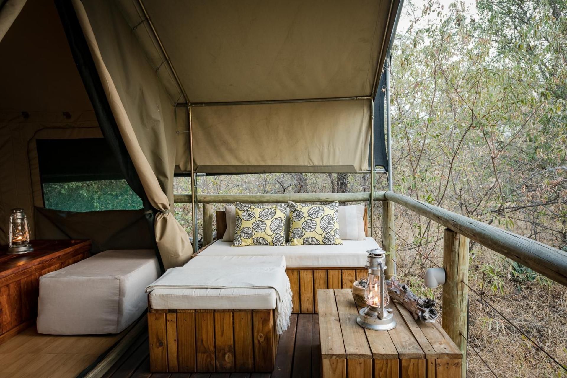 Luxury Safari Tent with Bush Views