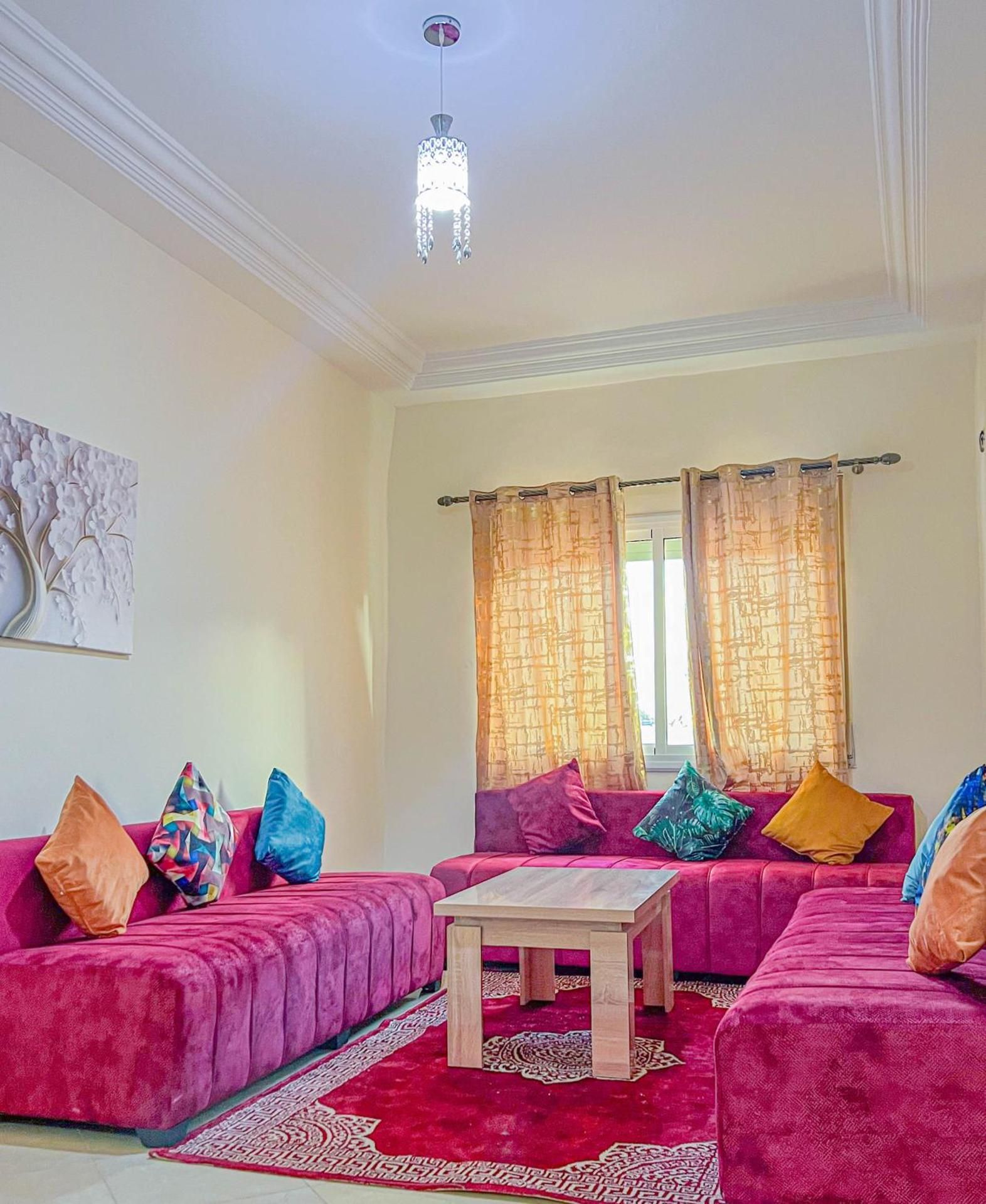 Three-Bedroom Apartment with Balcony