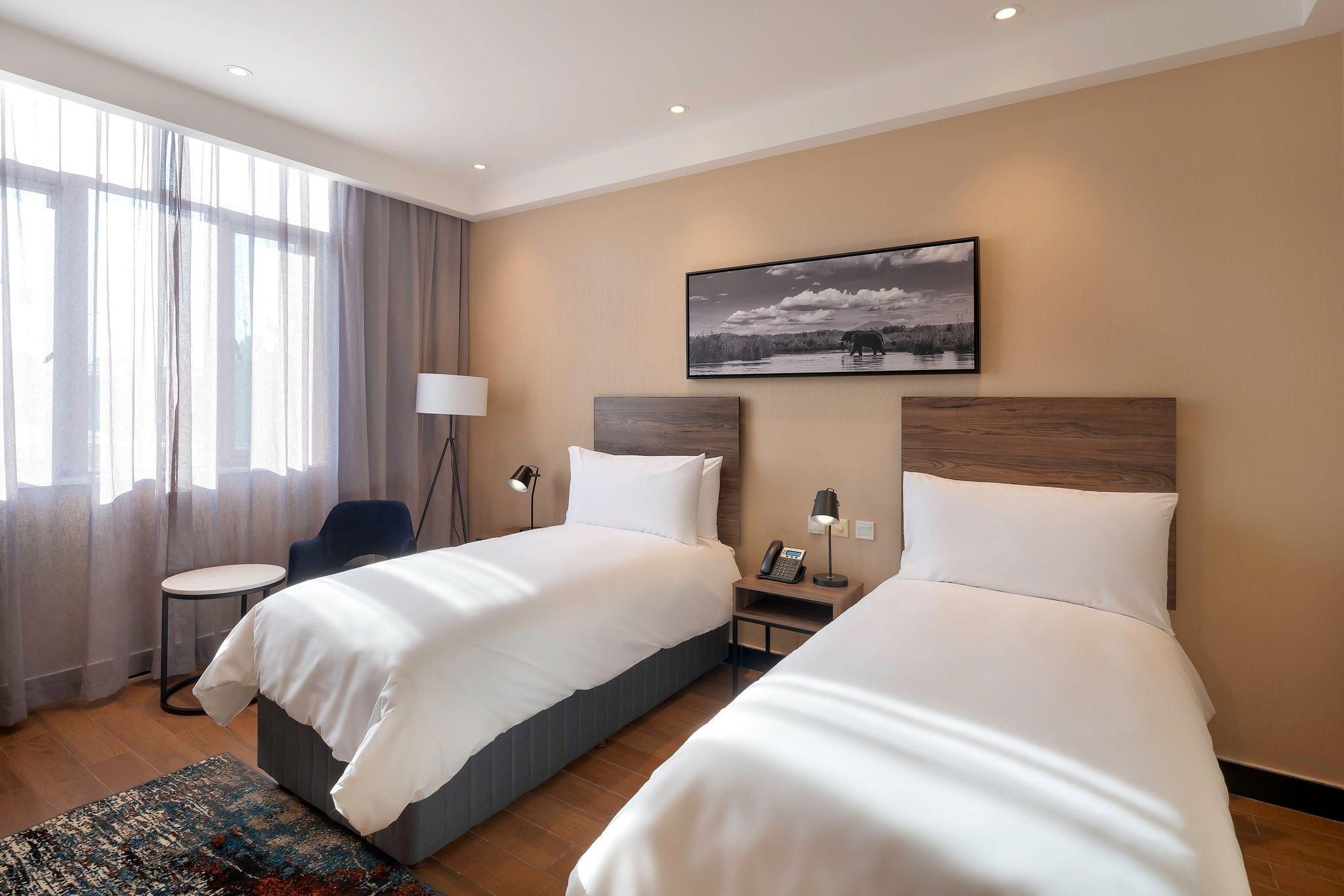 Protea Hotel Lusaka International Airport Guest room, 2 Twin, Garden view 2