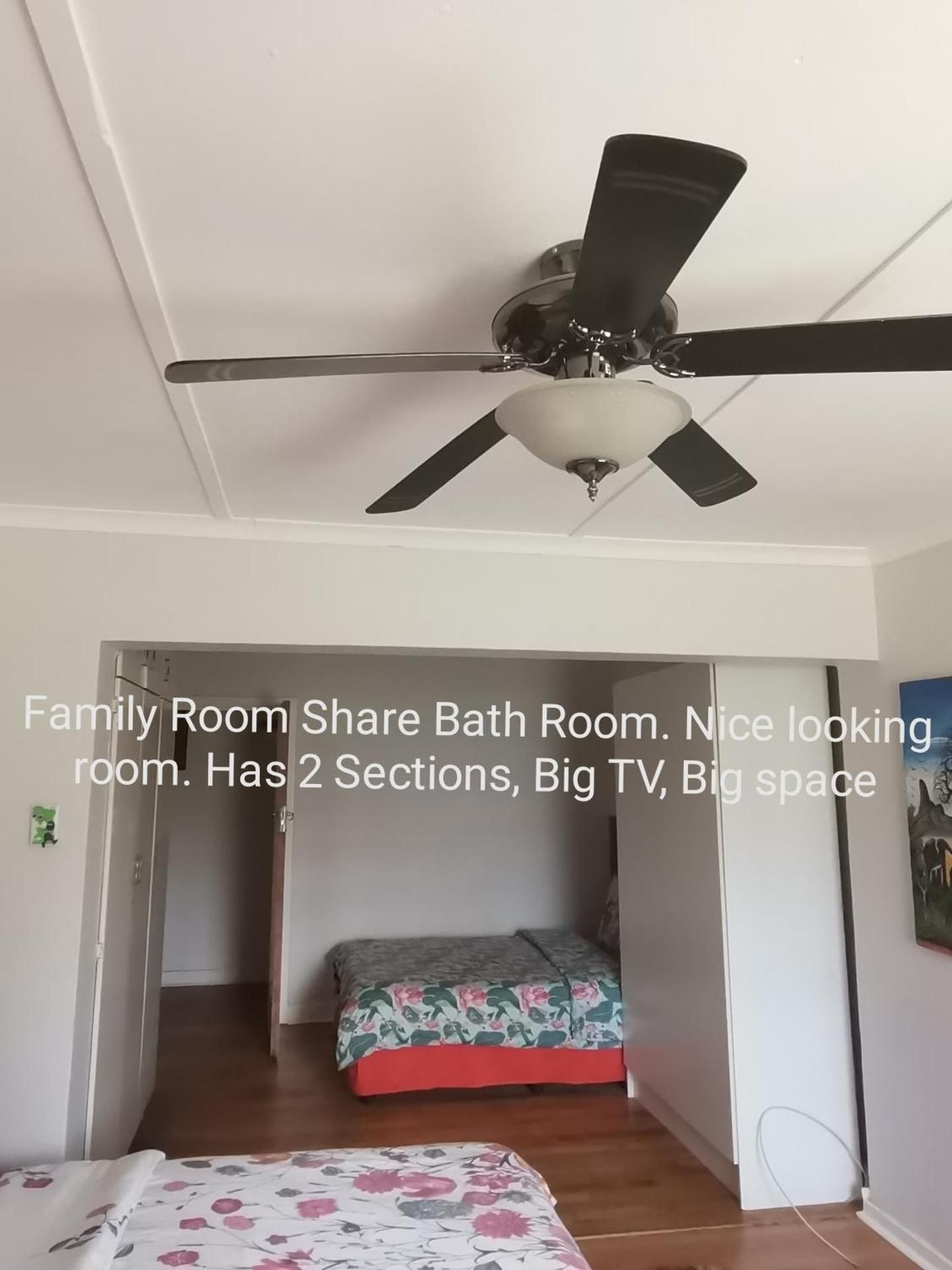 Family Room with Shared Bathroom