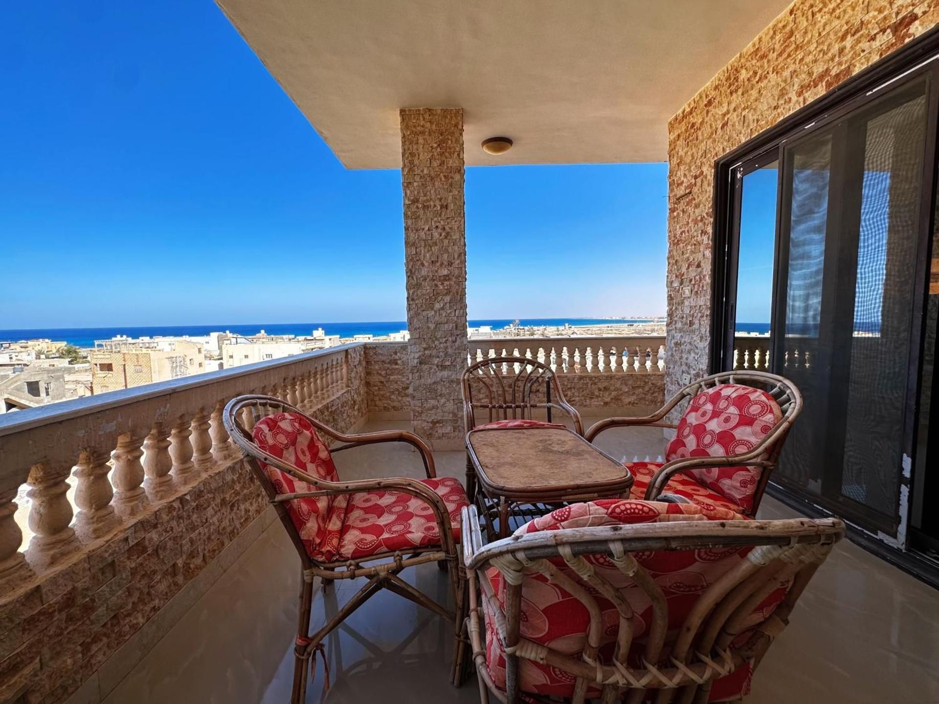 Two-Bedroom Apartment with Balcony and Sea View