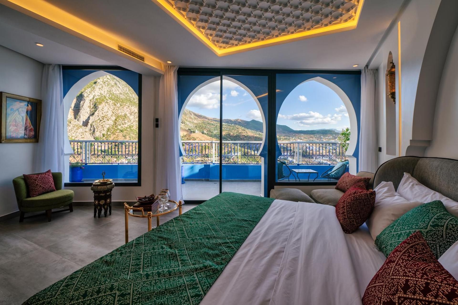 TAJ CHEFCHAOUEN Luxury Hotel and Spa Suite Balcony