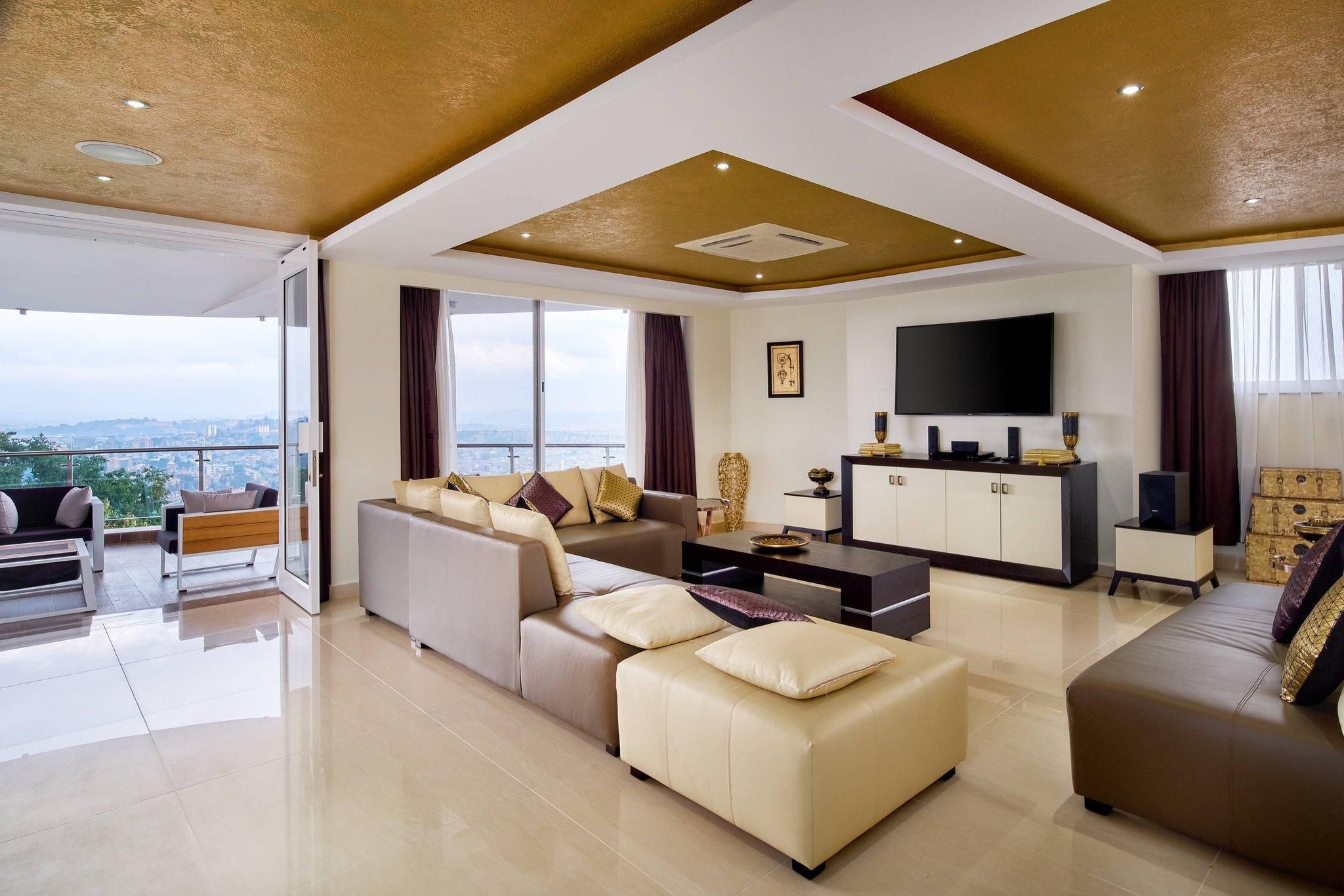 2 Bedroom Presidential Suite, Bedroom 1: 1 King, Bedroom 2: 1 Queen, City view, Balcony