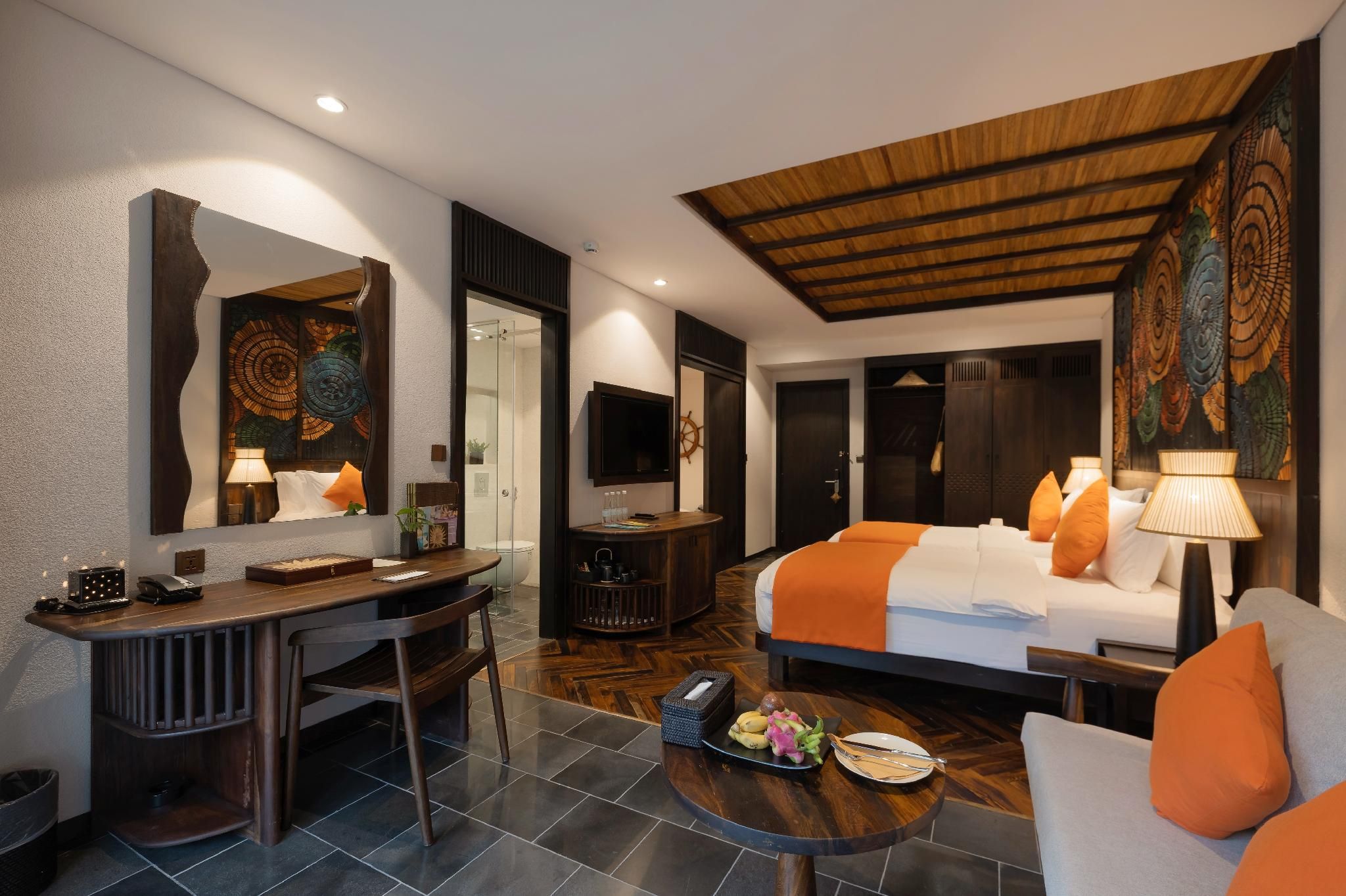 Deluxe Twin Room Garden View With Children Themed Room