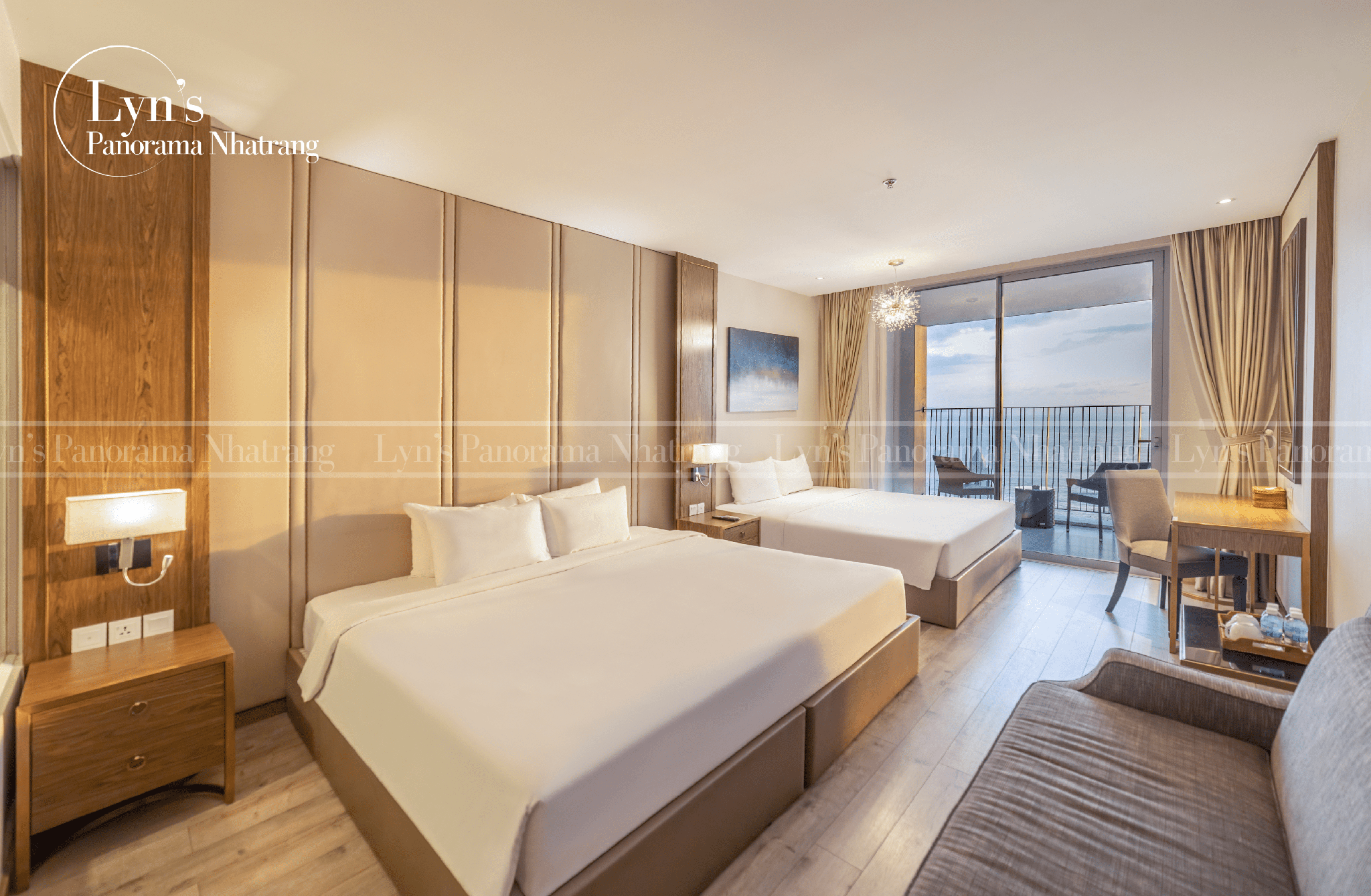 Sea View Family Studio with Balcony