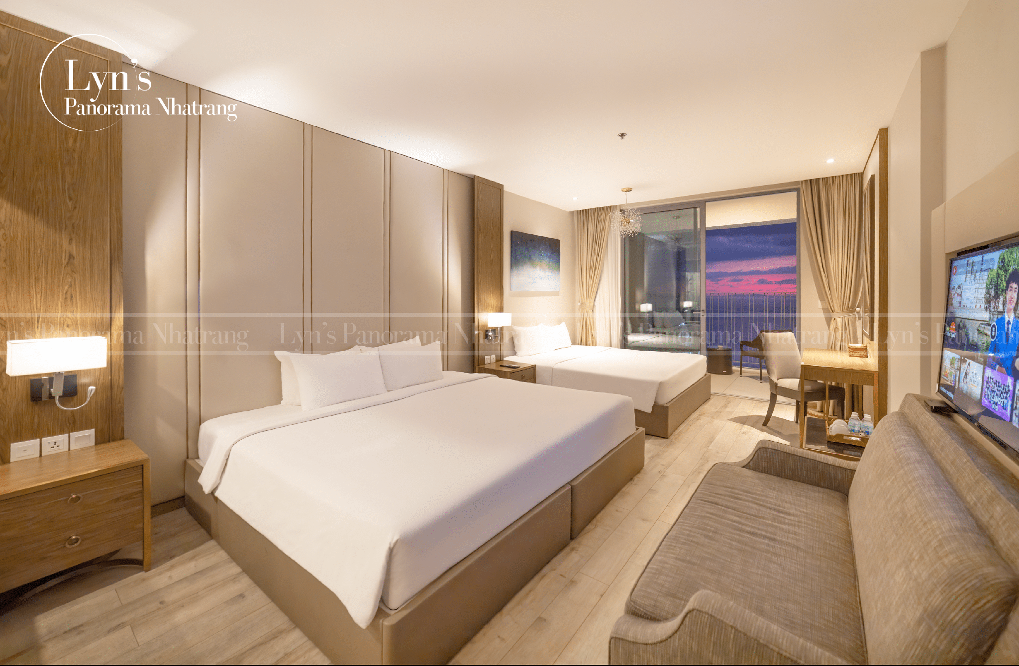 Sea View Family Studio with Balcony