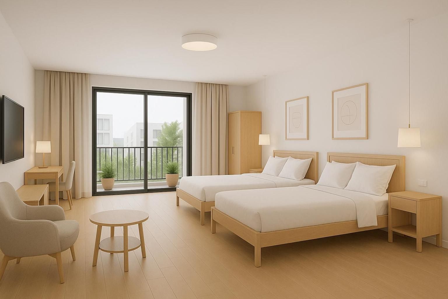 Family 2 Bedroom for 4 Person
