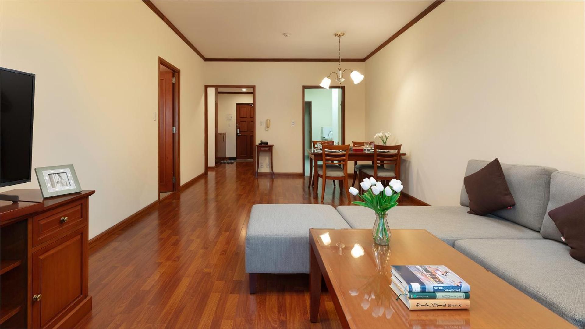One-Bedroom Apartment with Balcony and City View