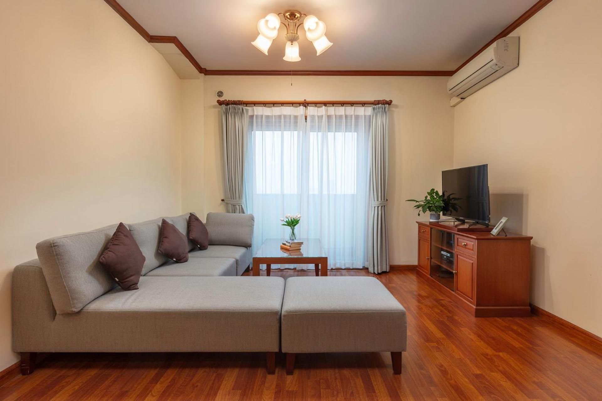 One-Bedroom Apartment with Balcony and City View