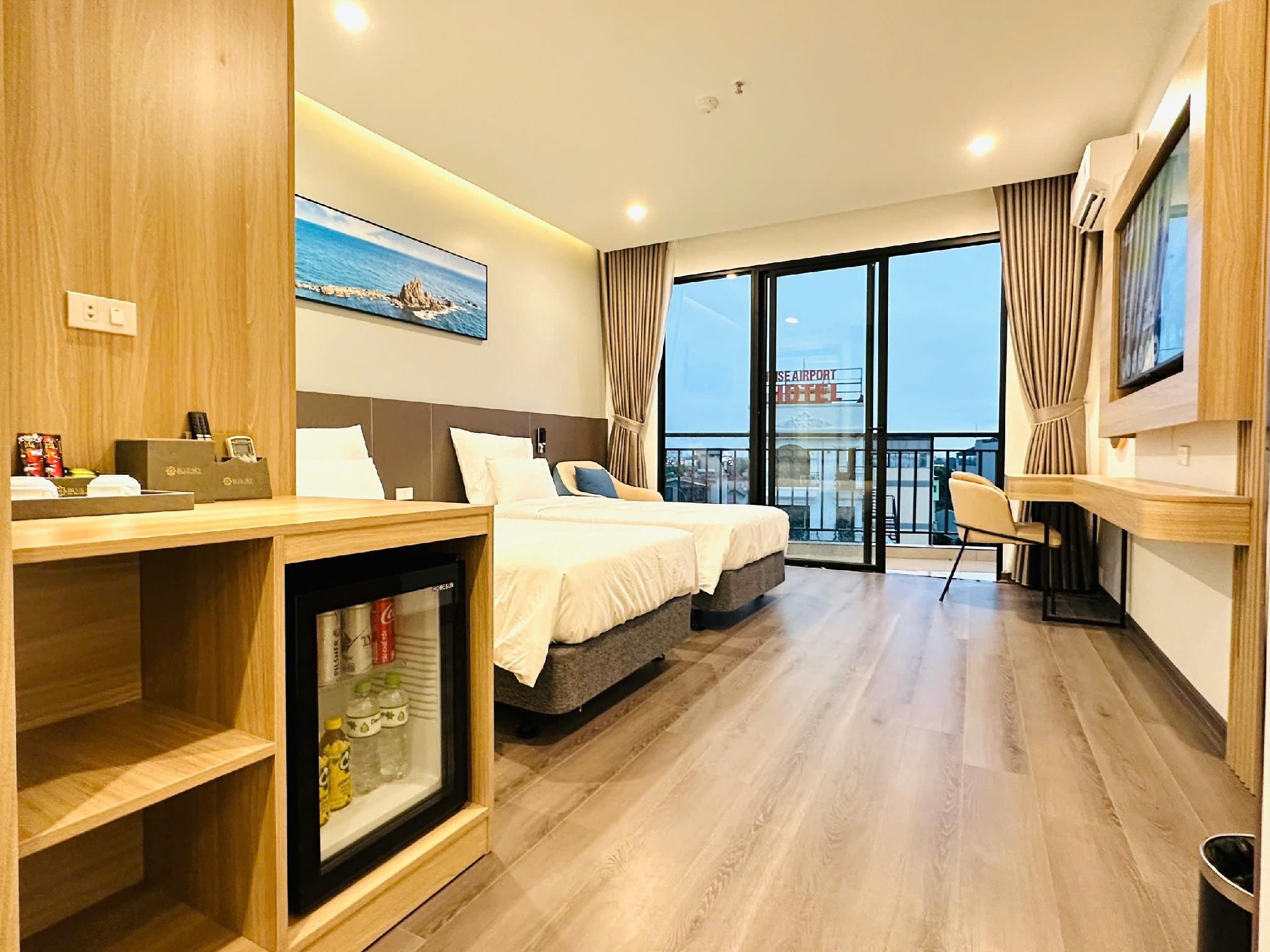 BLUE SKY NOI BAI HOTEL AND POOL Deluxe Twin with Balcony - Room Only