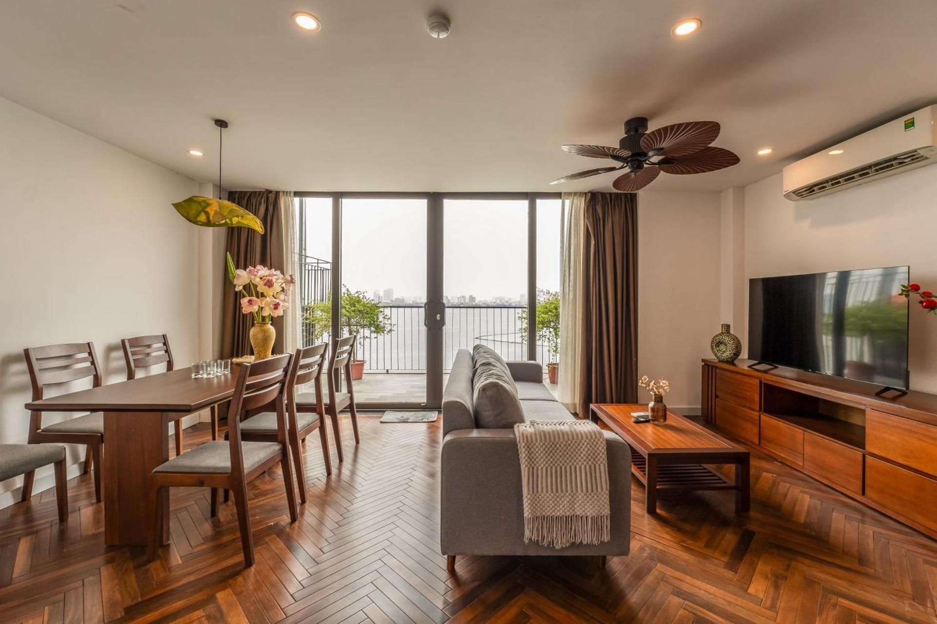 Two-Bedroom Apartment with Balcony