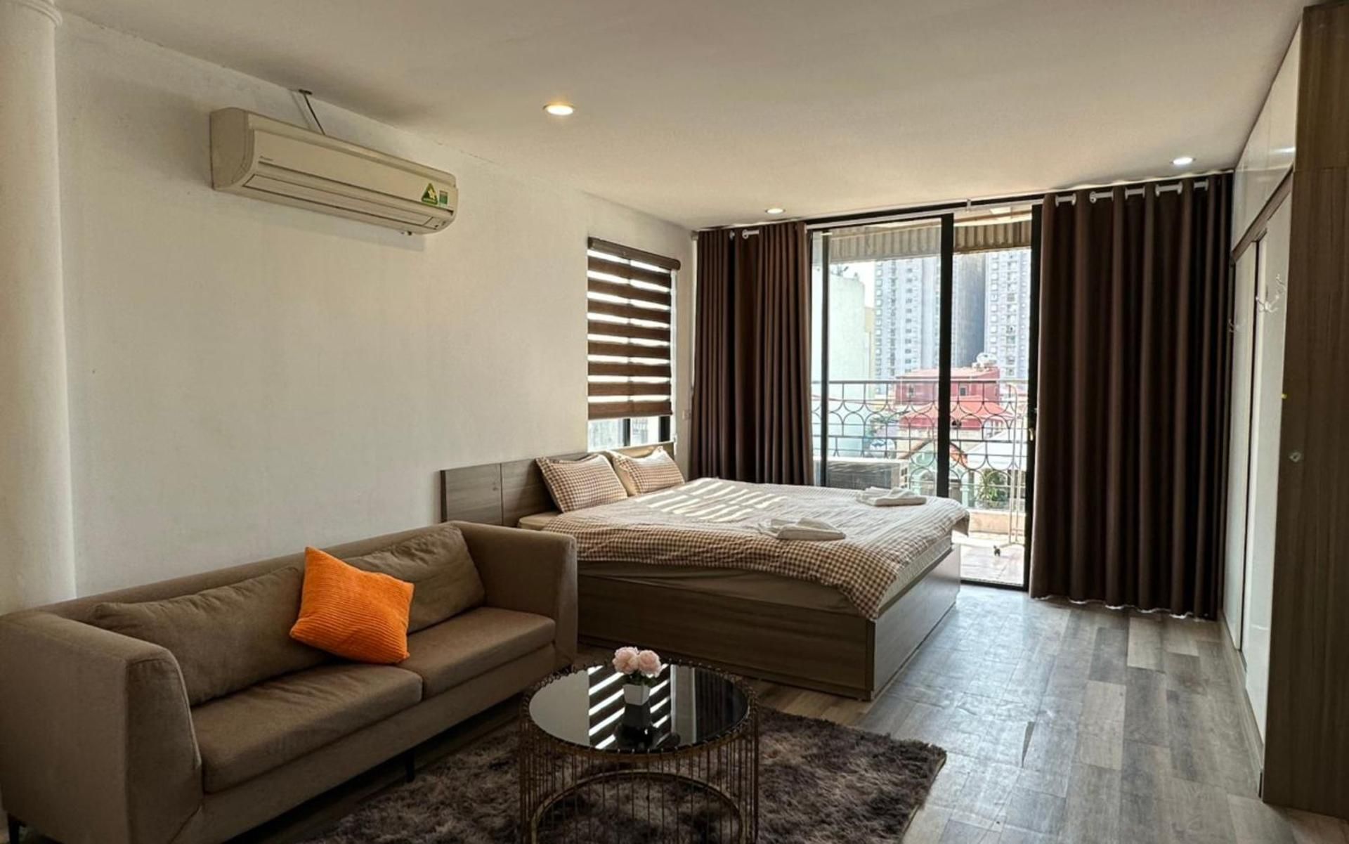 Studio with Balcony