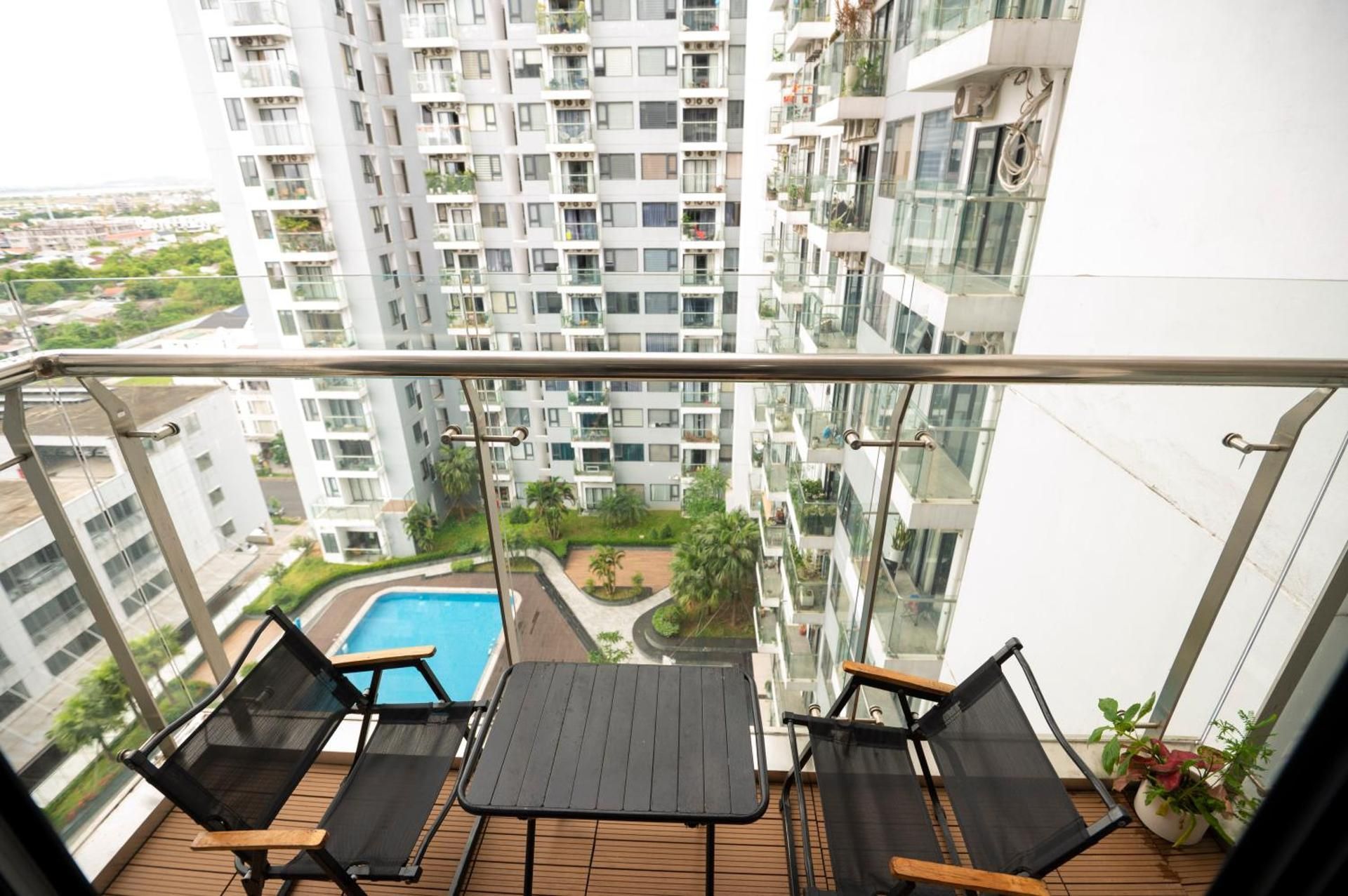 Two-Bedroom Apartment with Pool View