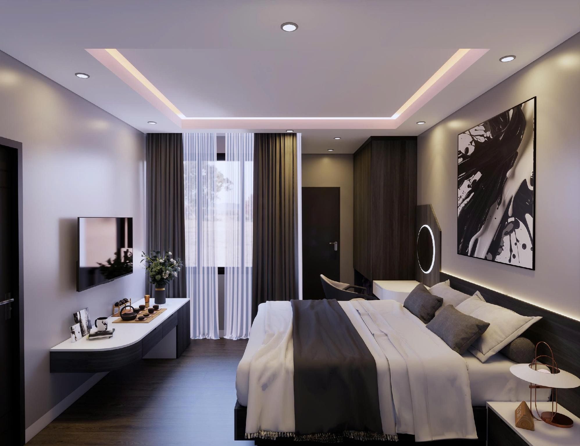 Double - Room With A Large Bed For 2 People