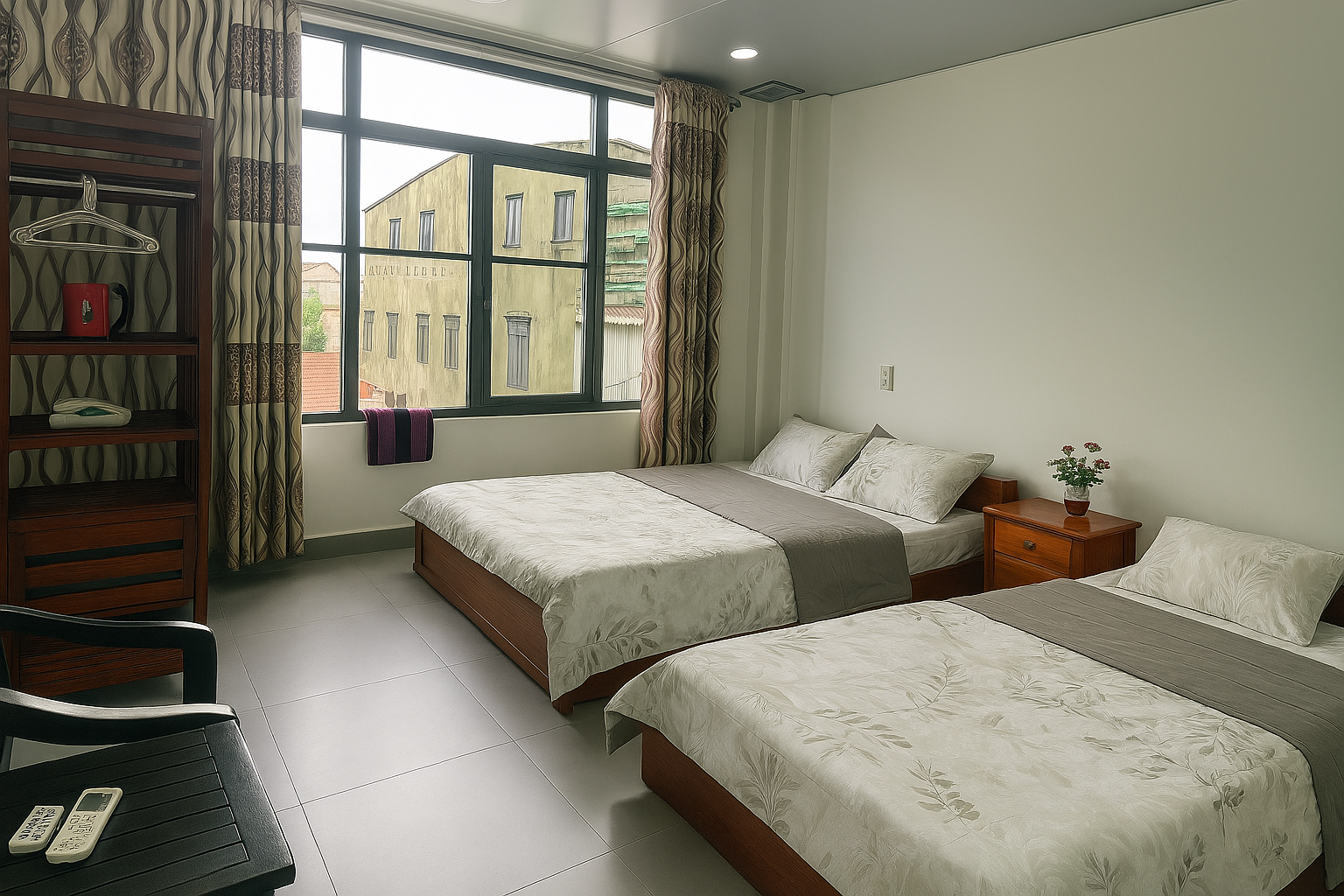 Standard 2 Double Beds Accessible Non-Smoking