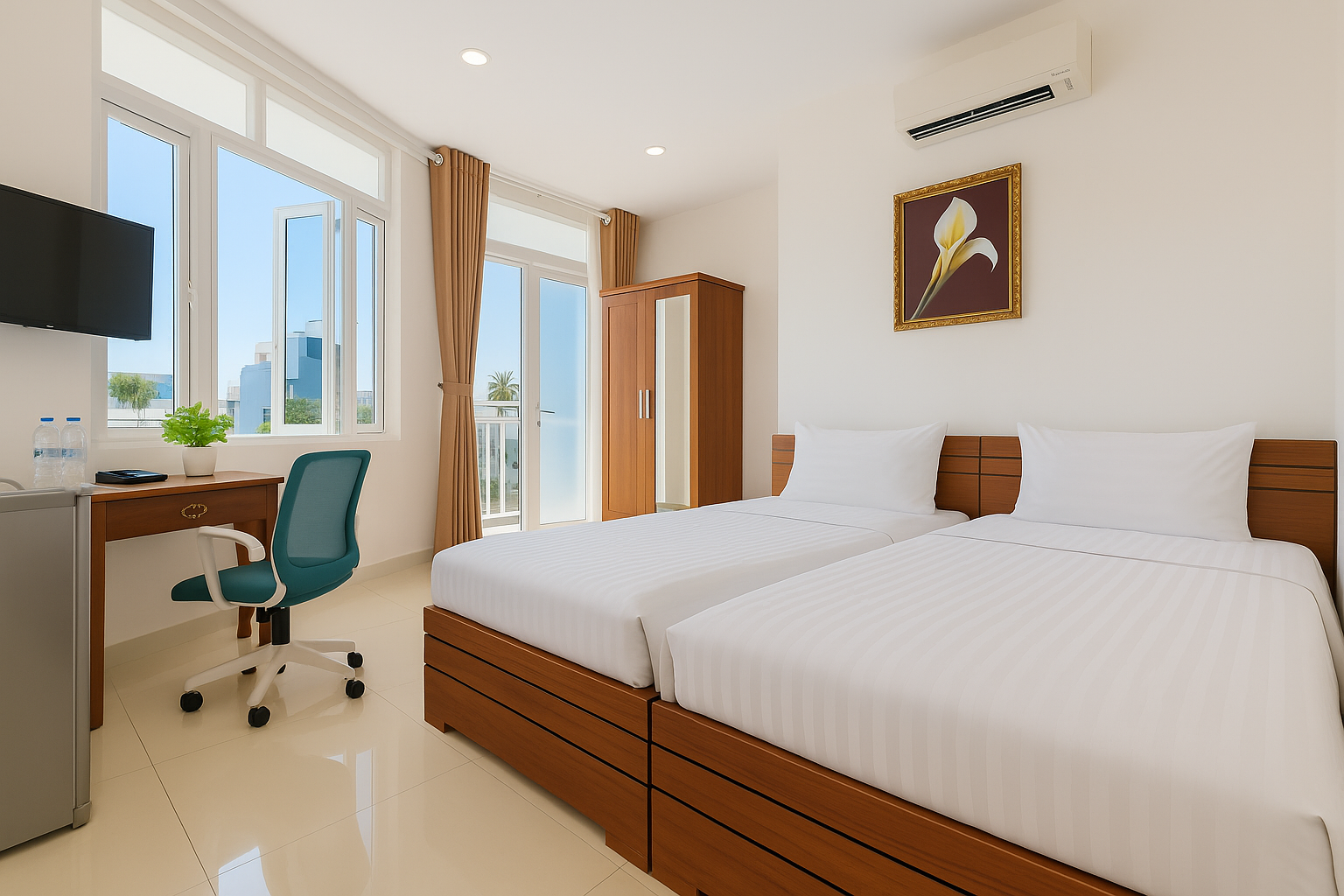 Double or Twin Room with Balcony