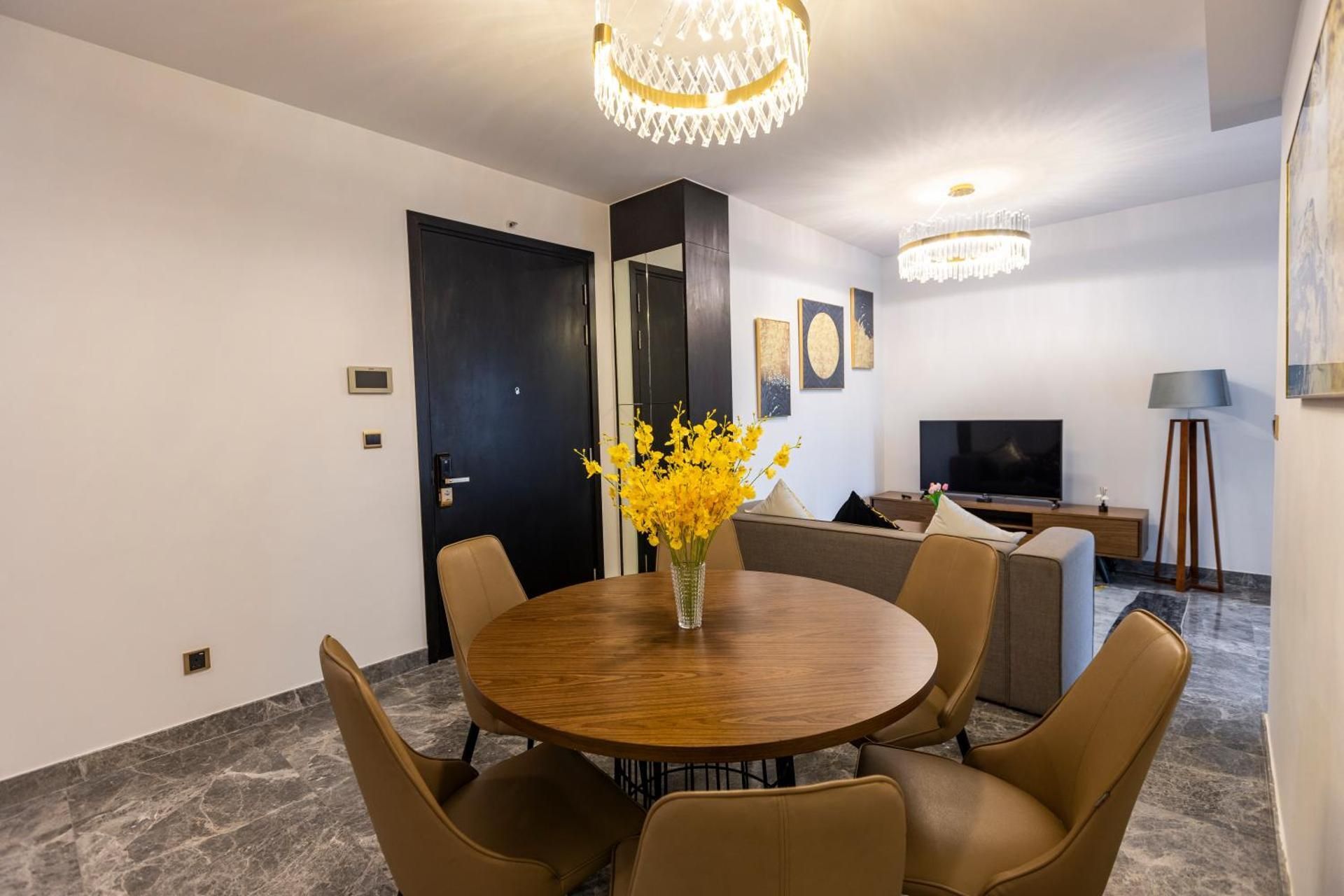 Three-Bedroom Apartment with View