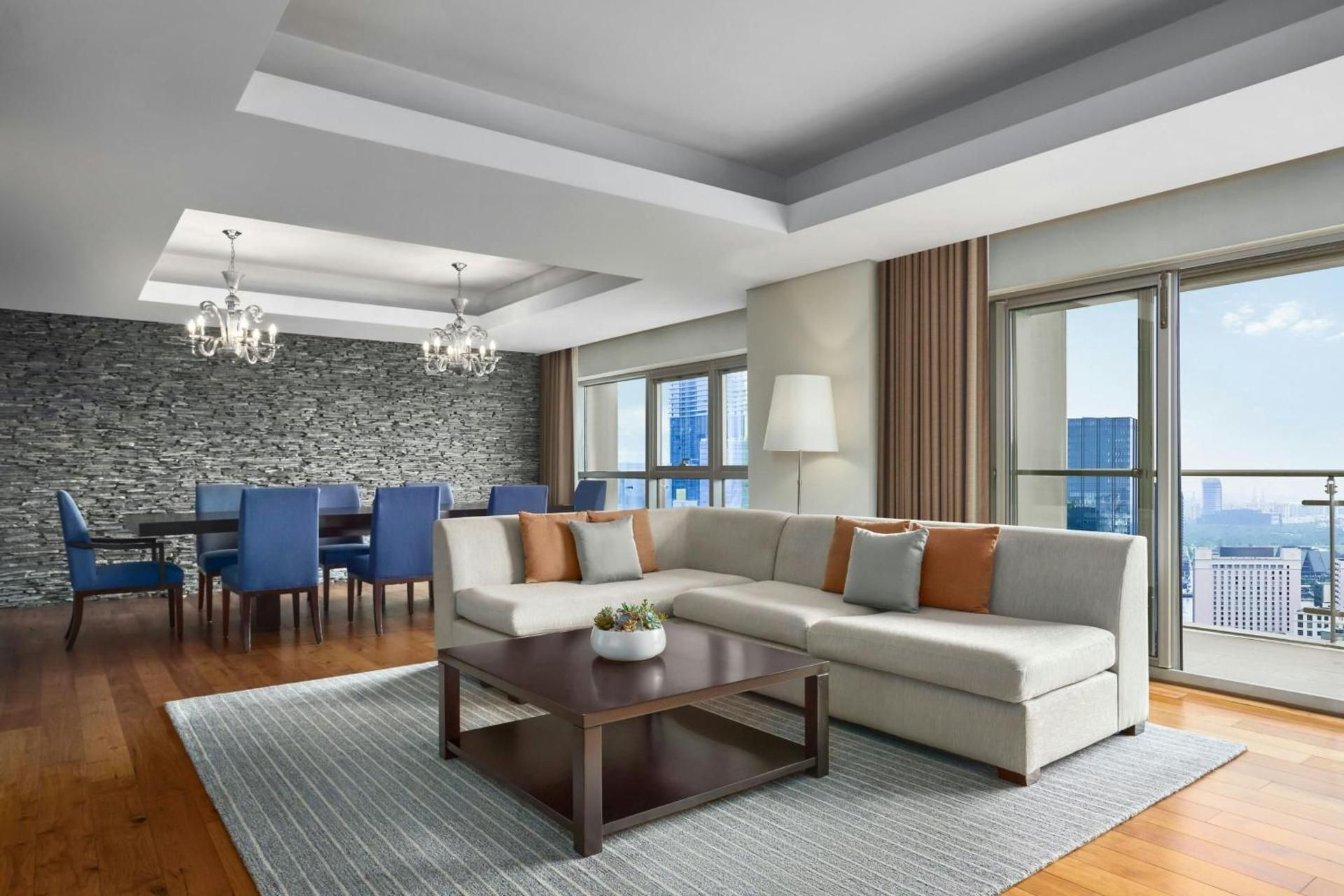Three-Bedroom Apartment with Balcony