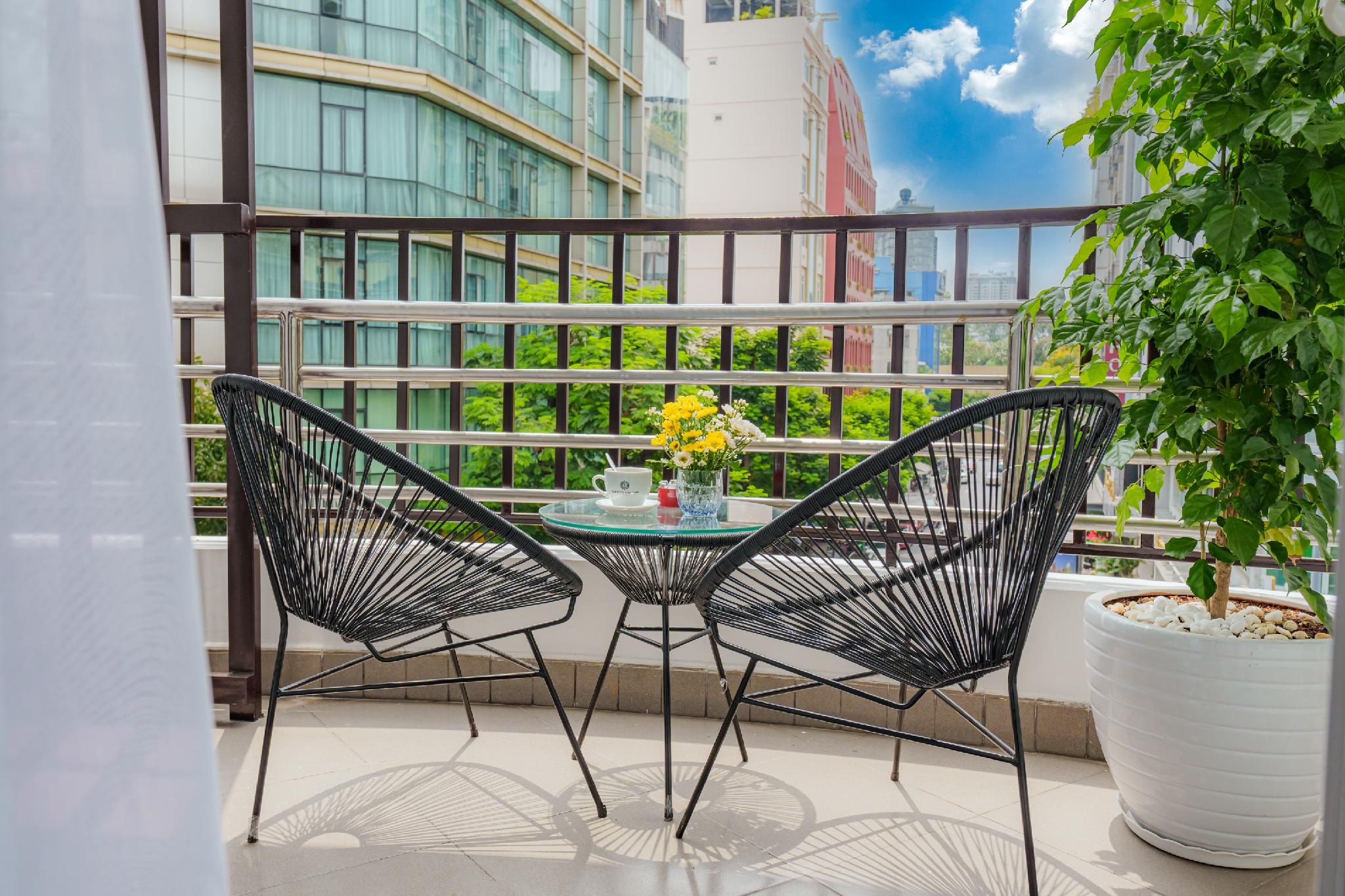 Quad Queen Room with Balcony