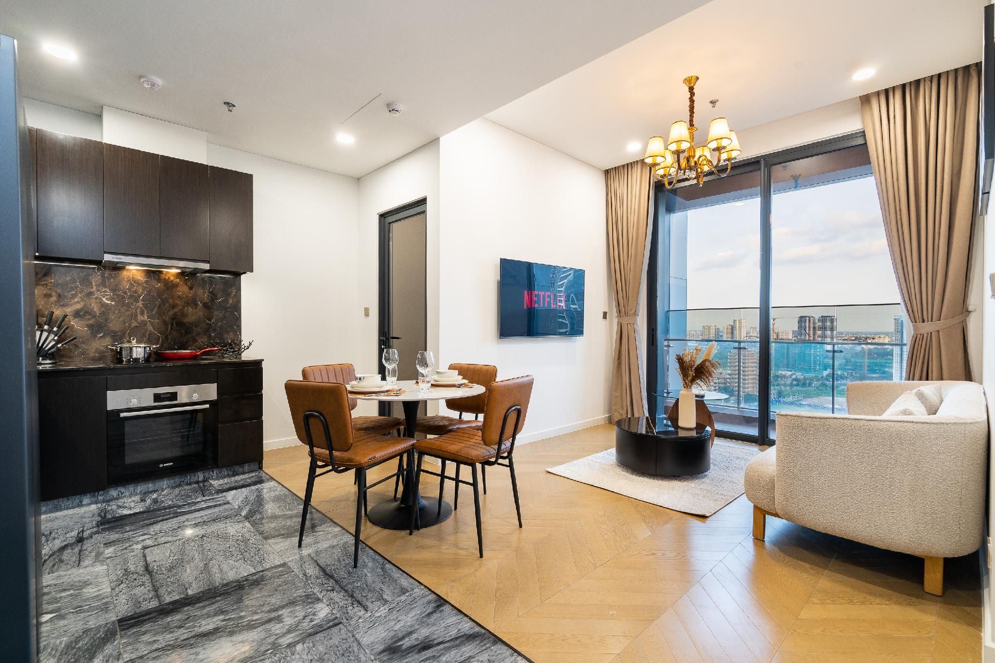 Two-Bedroom Premier Apartment with Balcony