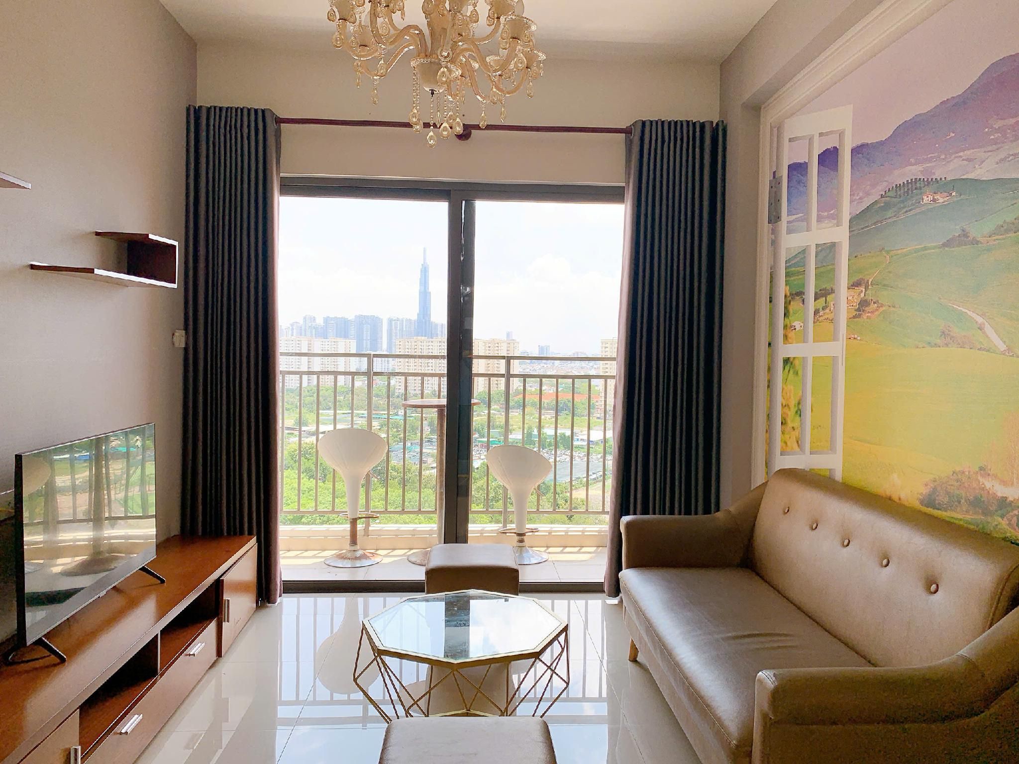 Two-Bedroom Apartment with Balcony and Street View