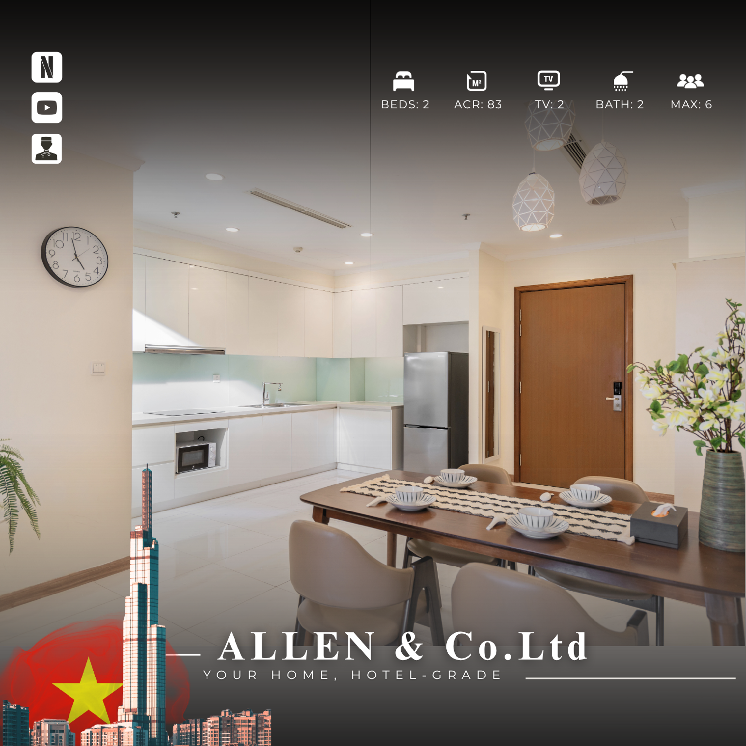 Allen luxury apartment - Vinhomes central park