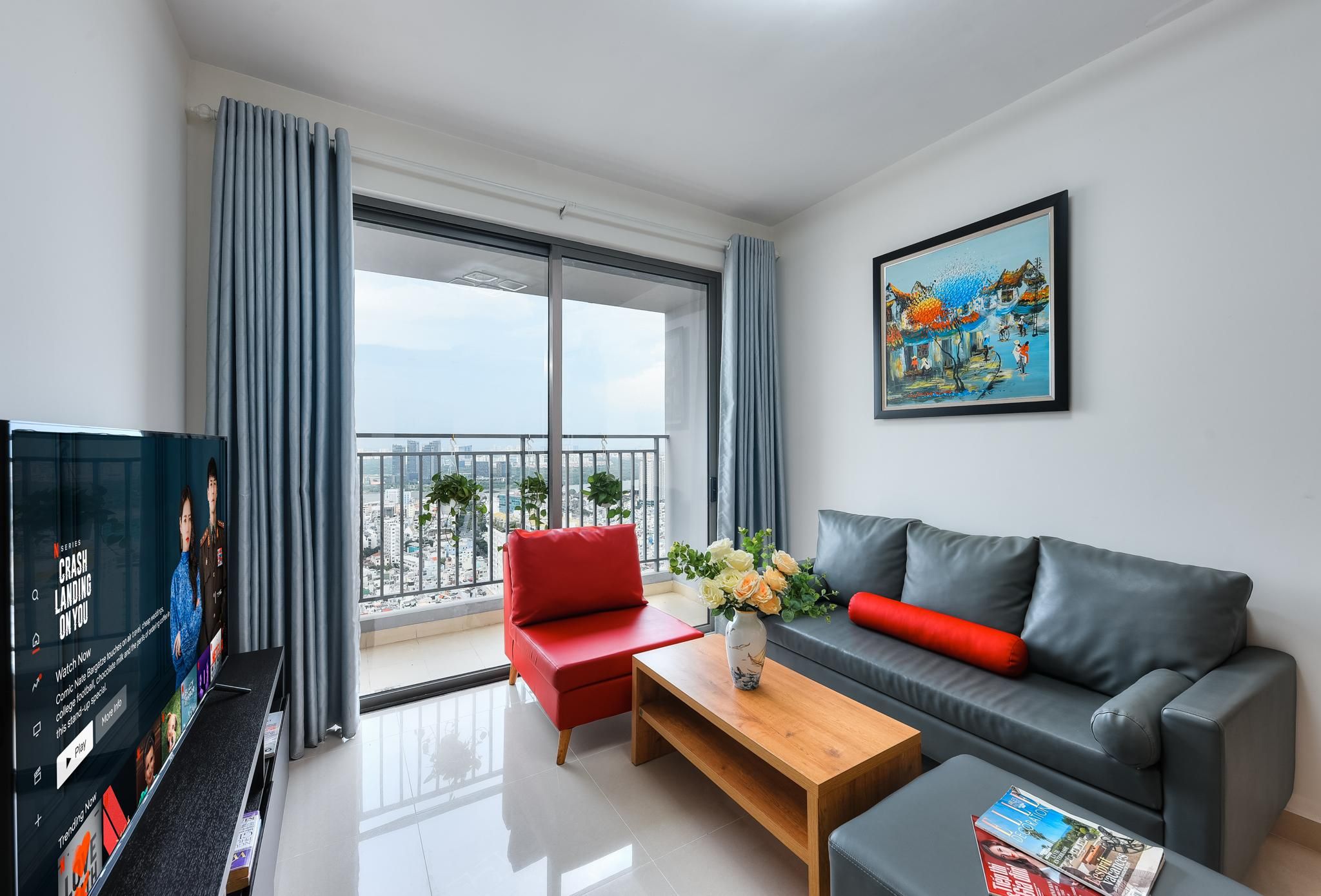 3-Bedroom Residence with Balcony