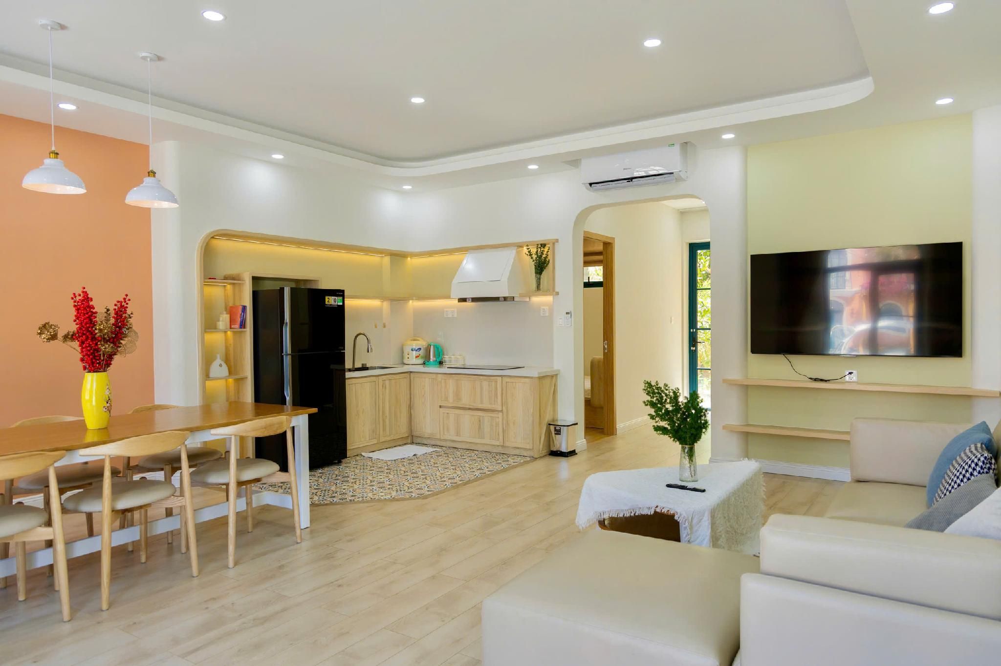 Four-Bedroom Villa with Garden View