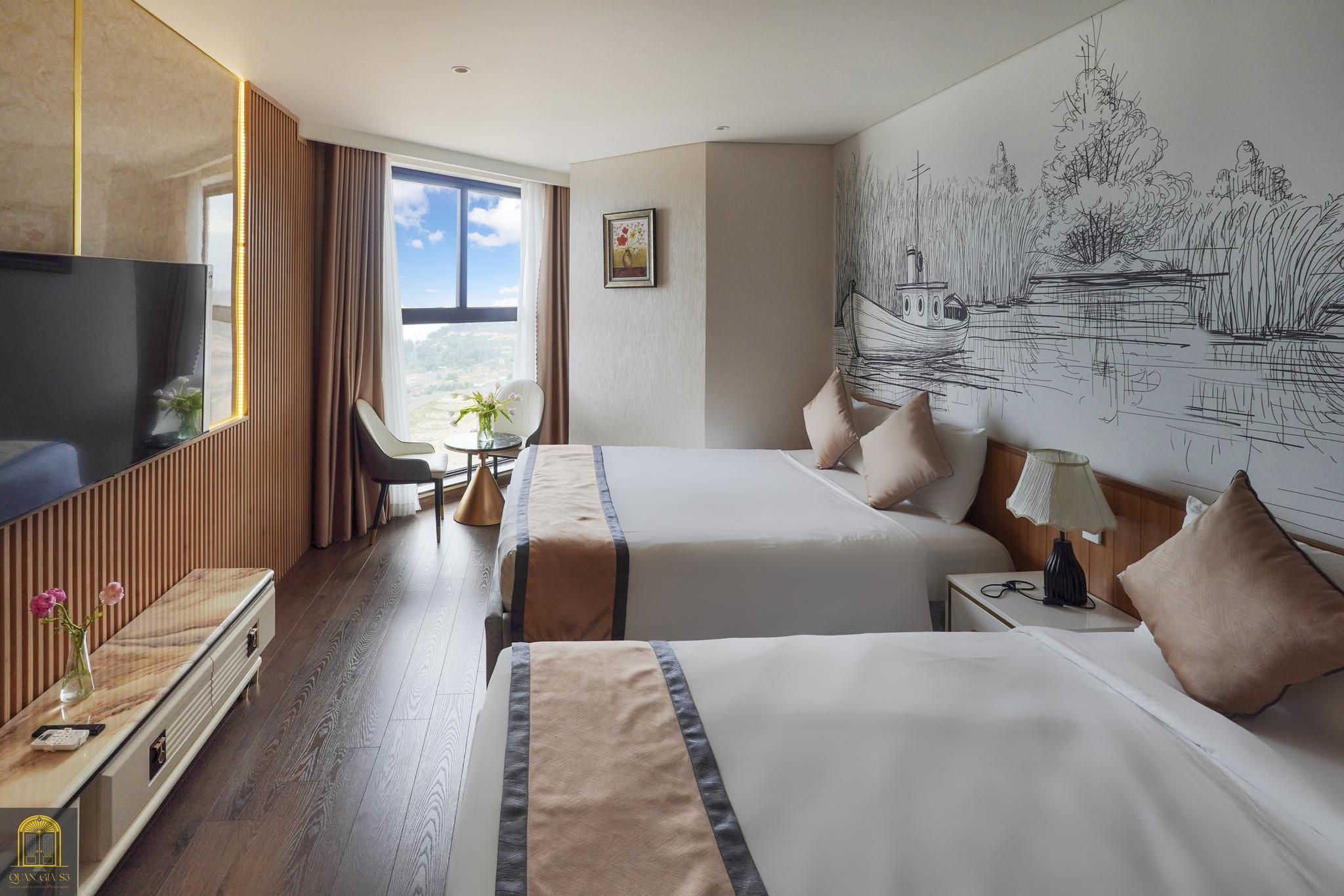 High Floor Ocean View Quadruple Room