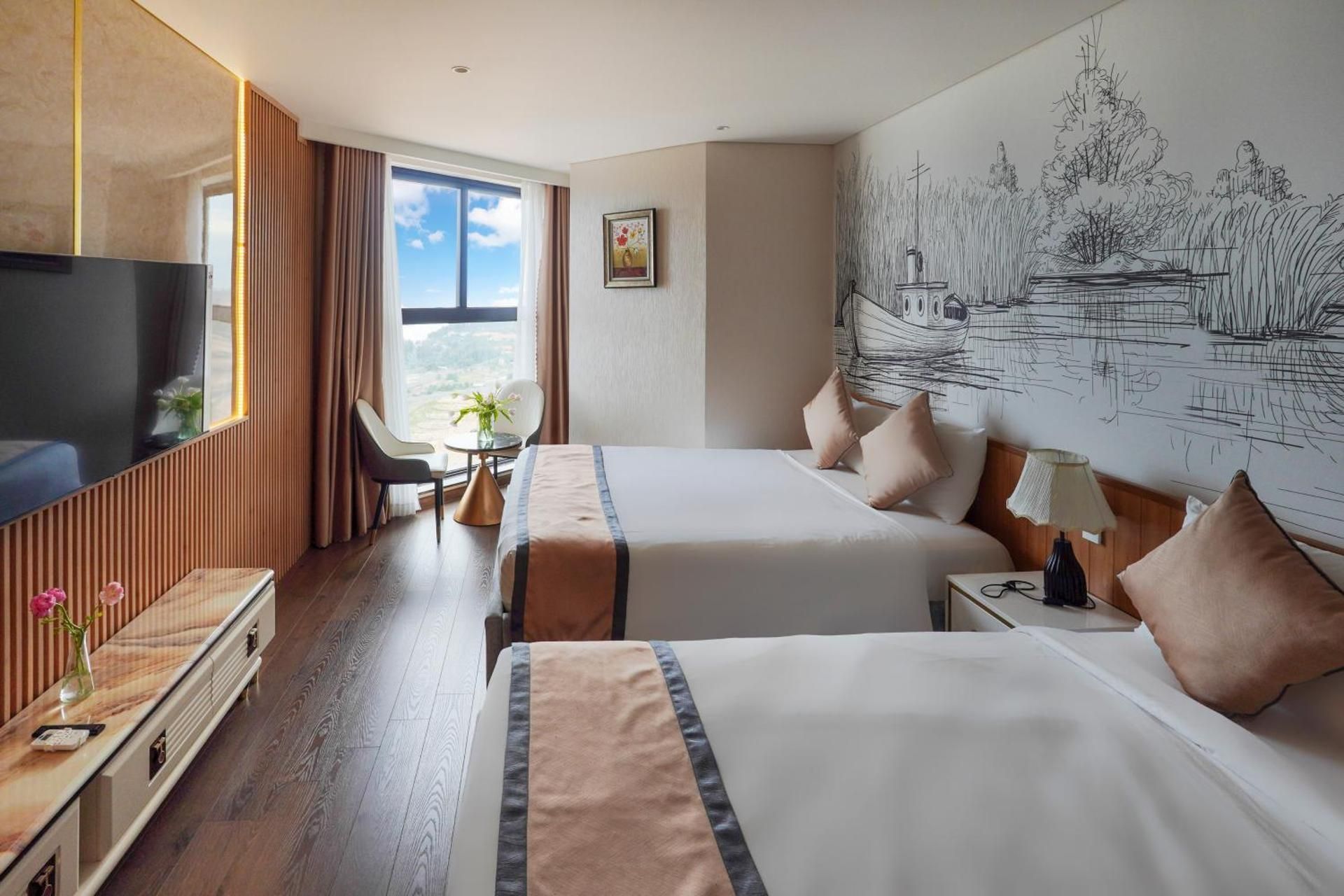 Quadruple Room with Sea View