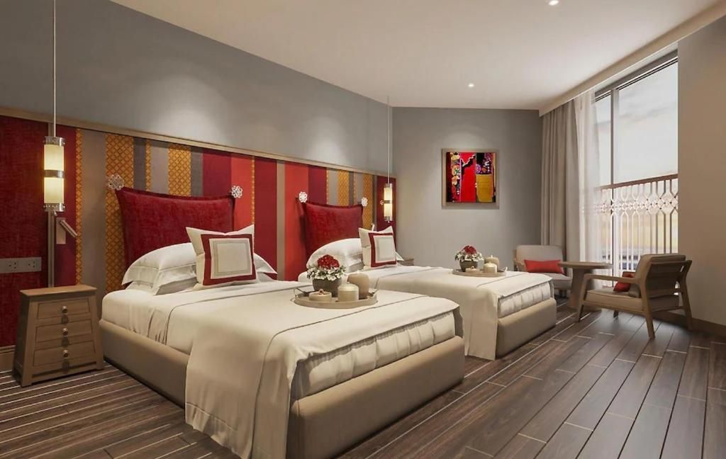 Deluxe Twin Room with Sea View