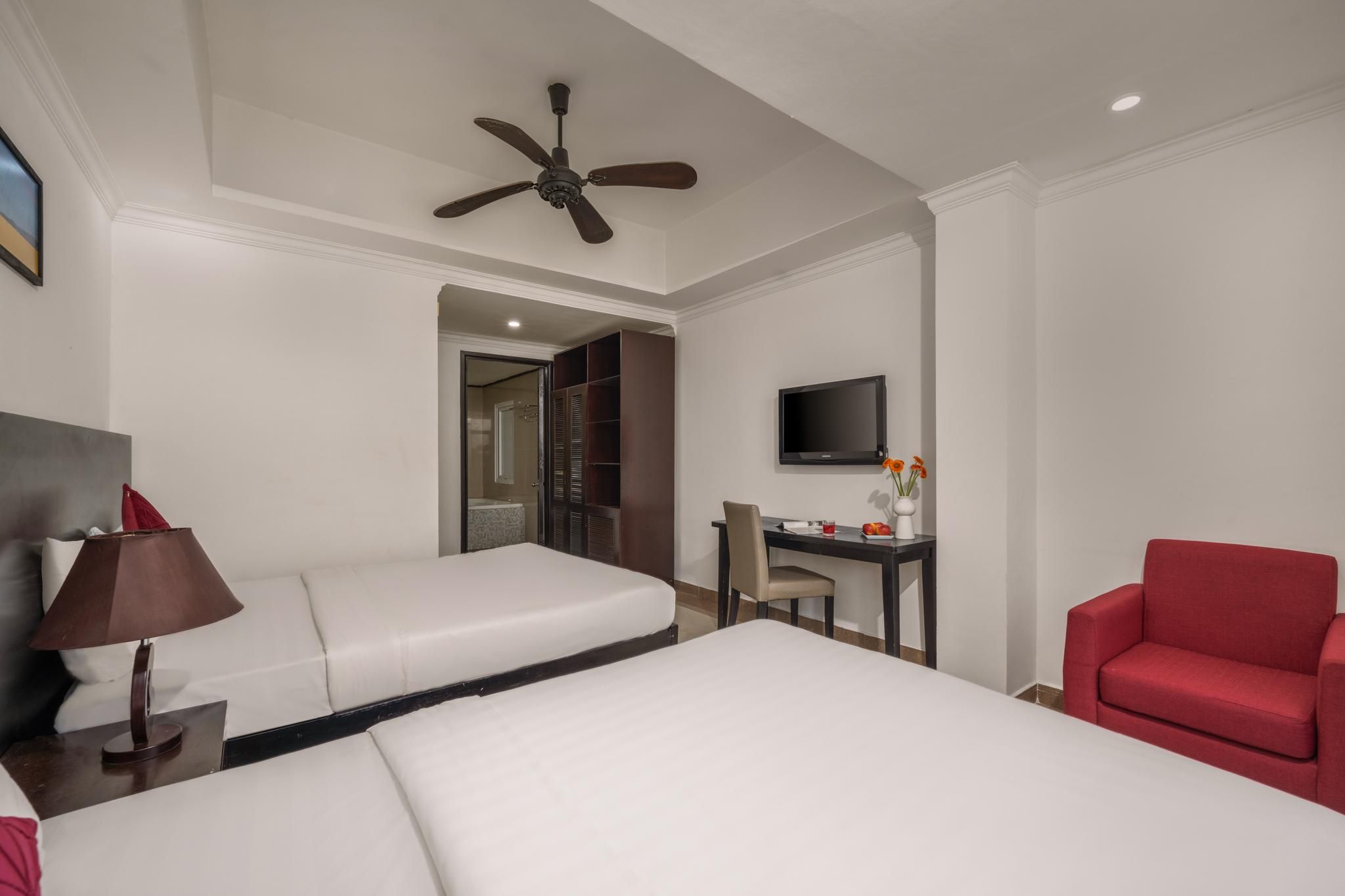 Sea View Family Room for 4 Adults and 1 Child