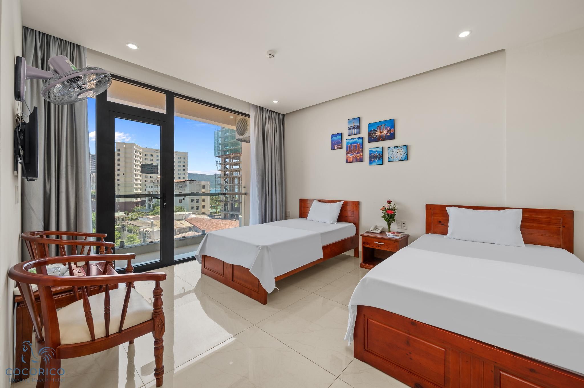Cocorico Da Nang Beach Hotel Deluxe Twin City View