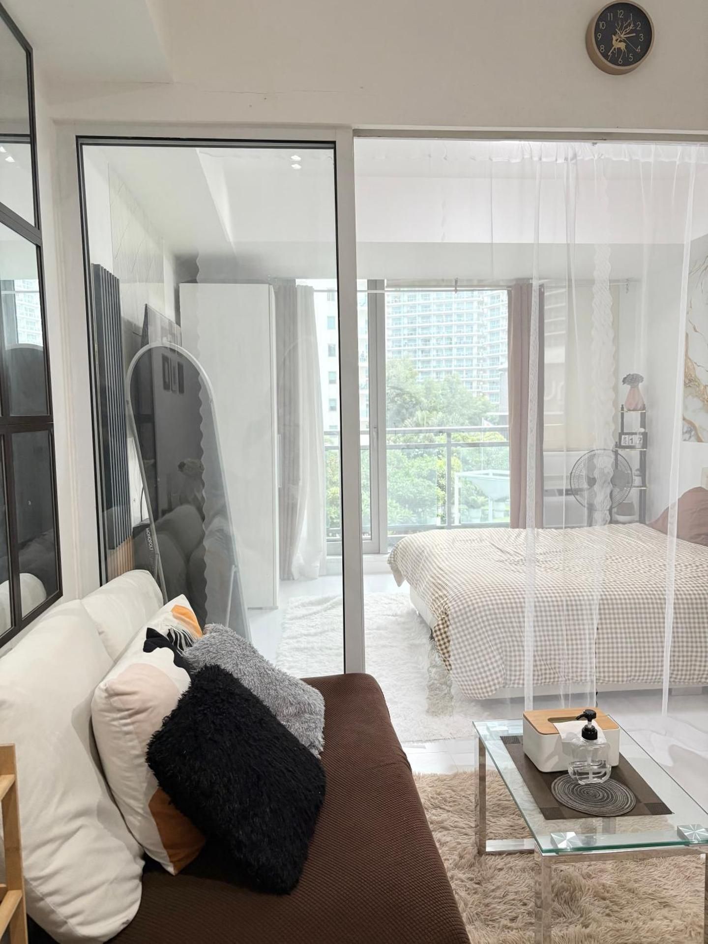 Studio with Pool View