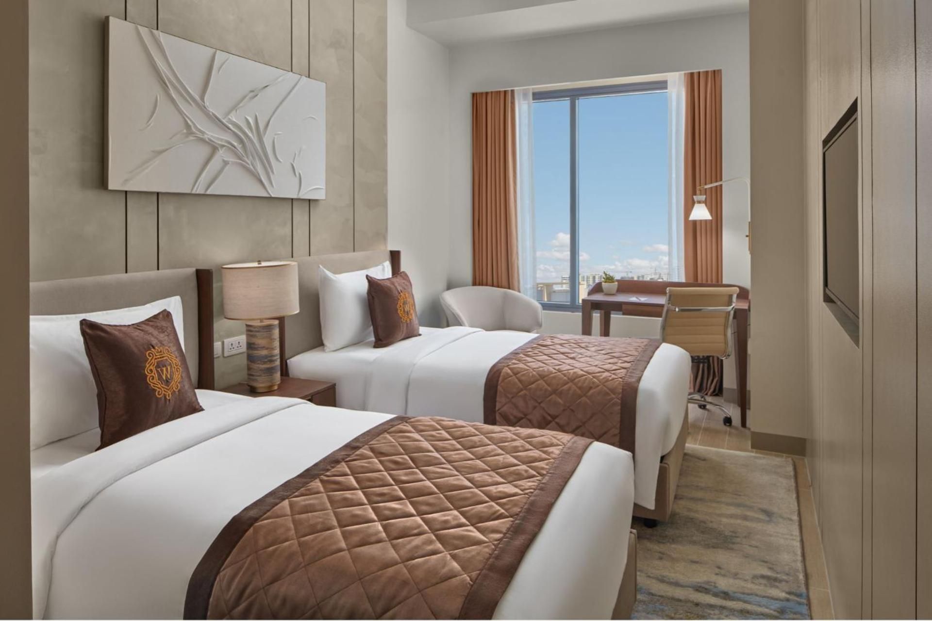 Standard Twin With Free Scheduled Airport Shuttle Service